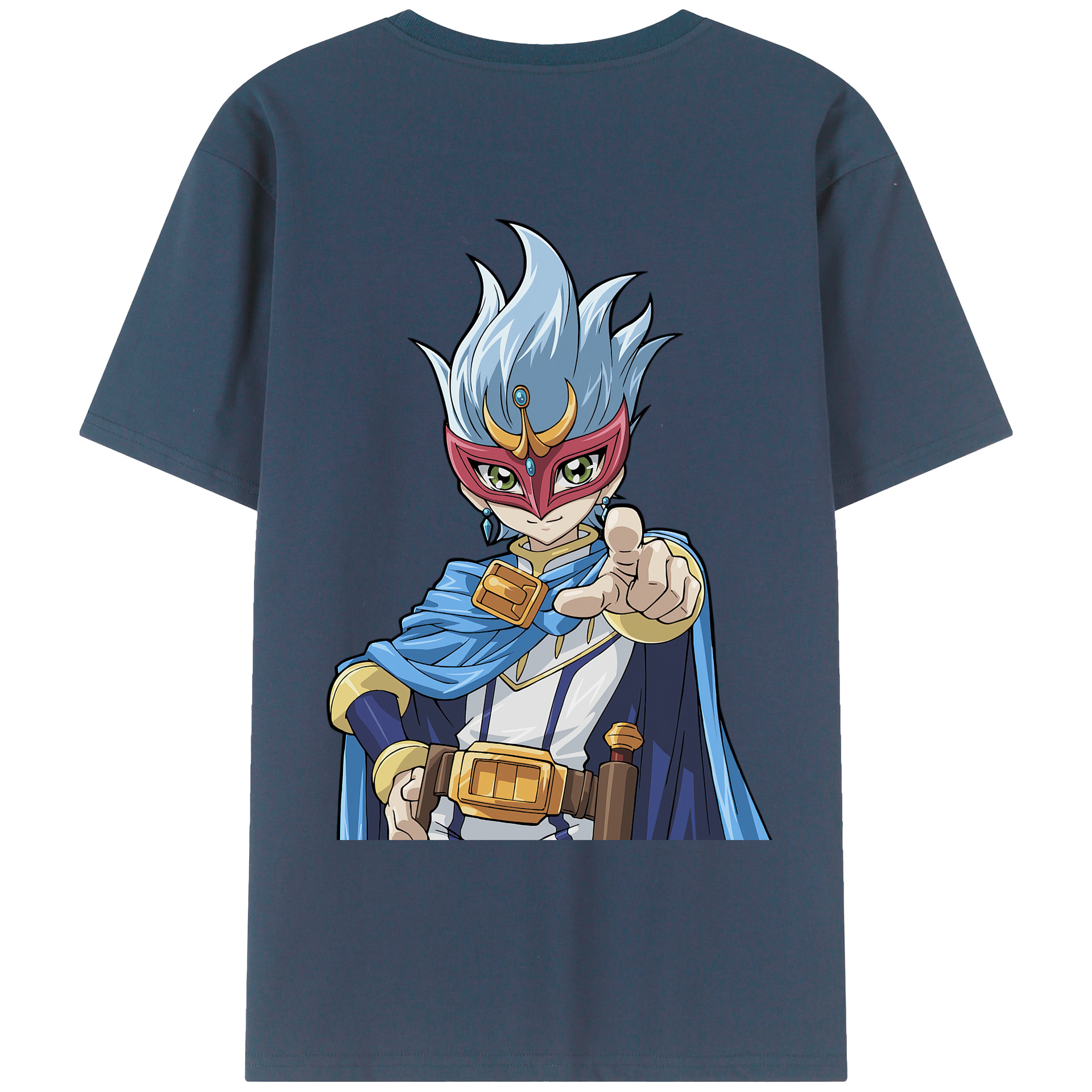 （画像用） 遊☆戯☆王 Yu-Gi-Oh! 綿100％ メンズ半袖Tシャツ（バックプリント） 通気性