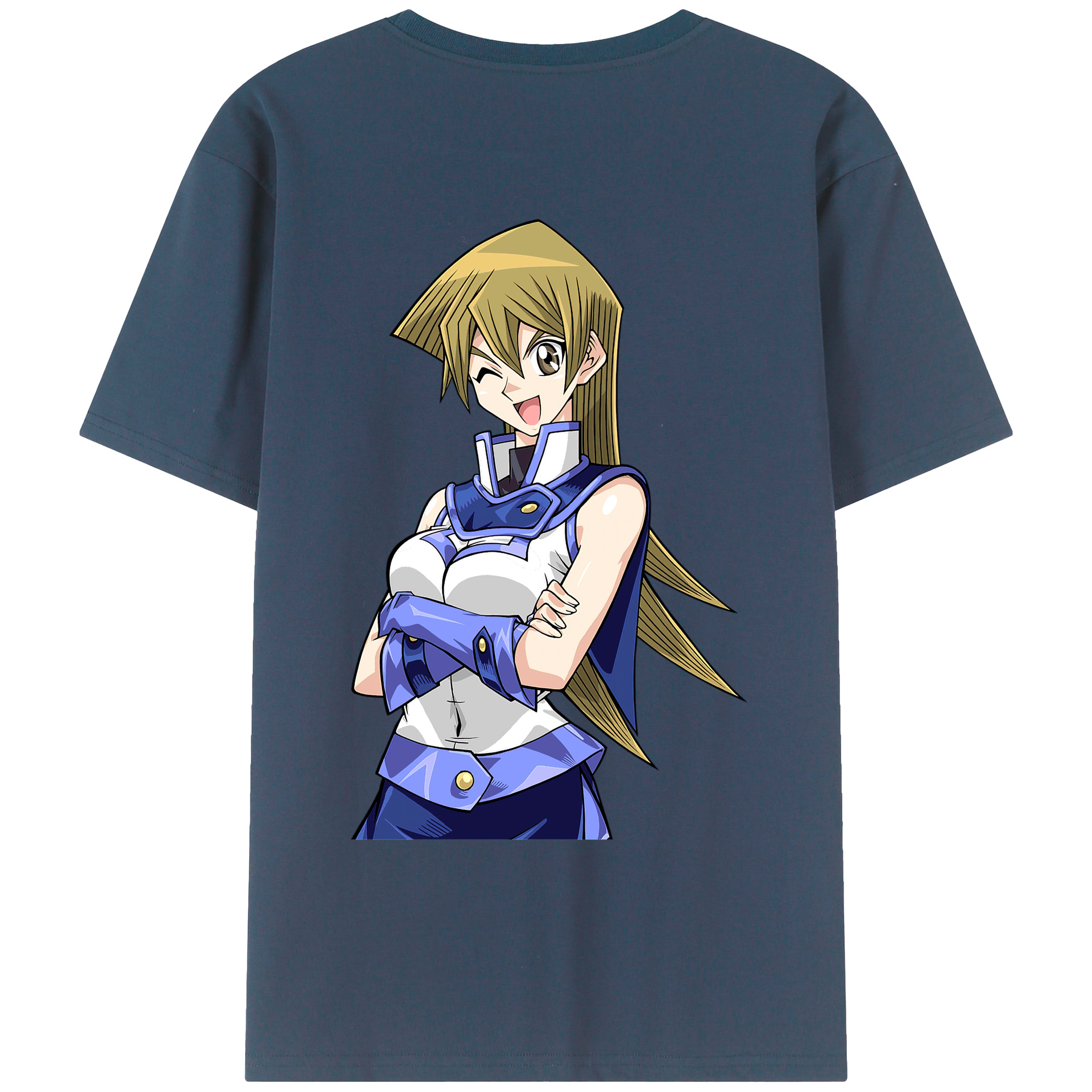 （画像用） 遊☆戯☆王 Yu-Gi-Oh! 綿100％ メンズ半袖Tシャツ（バックプリント） 通気性