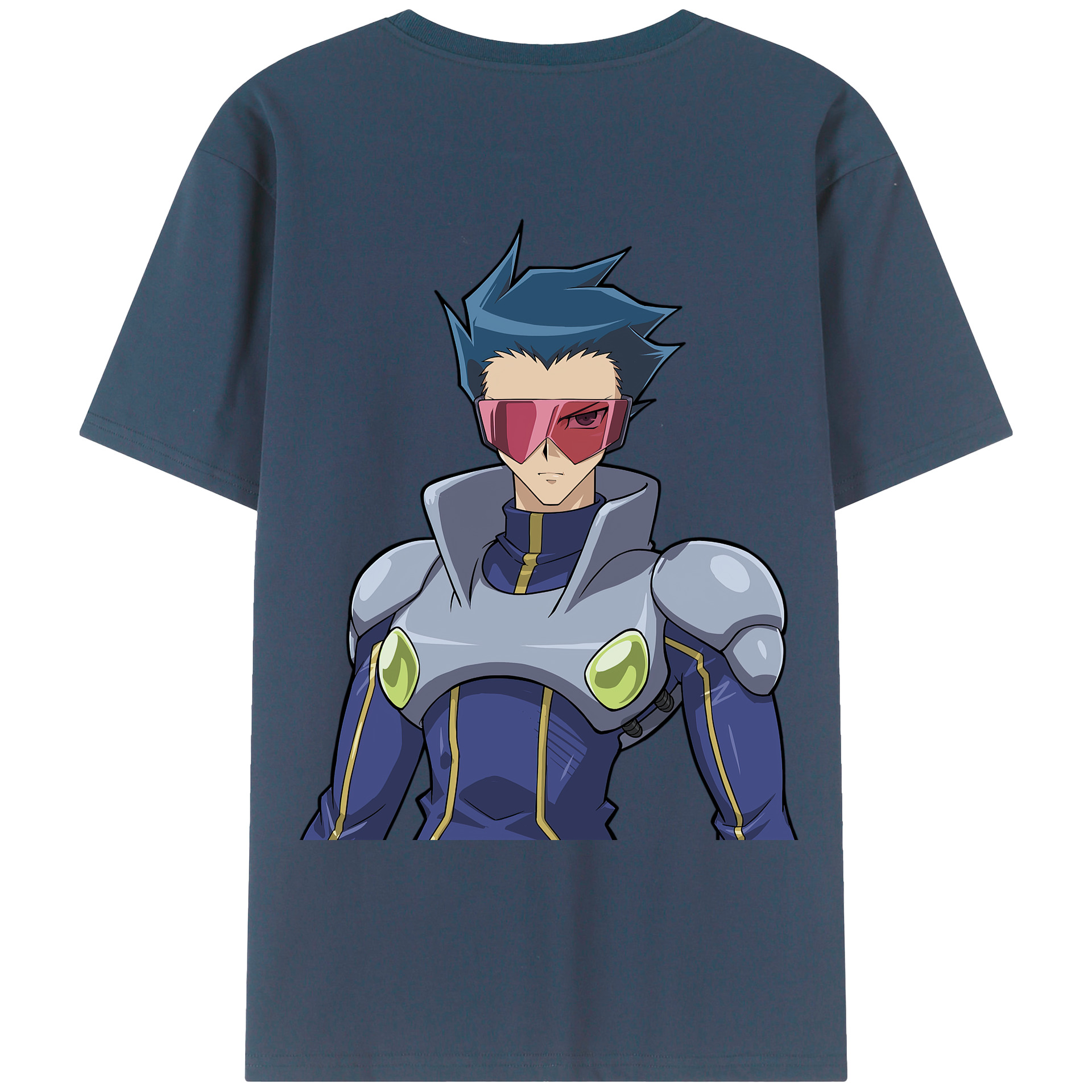 （画像用） 遊☆戯☆王 Yu-Gi-Oh! 綿100％ メンズ半袖Tシャツ（バックプリント） 通気性