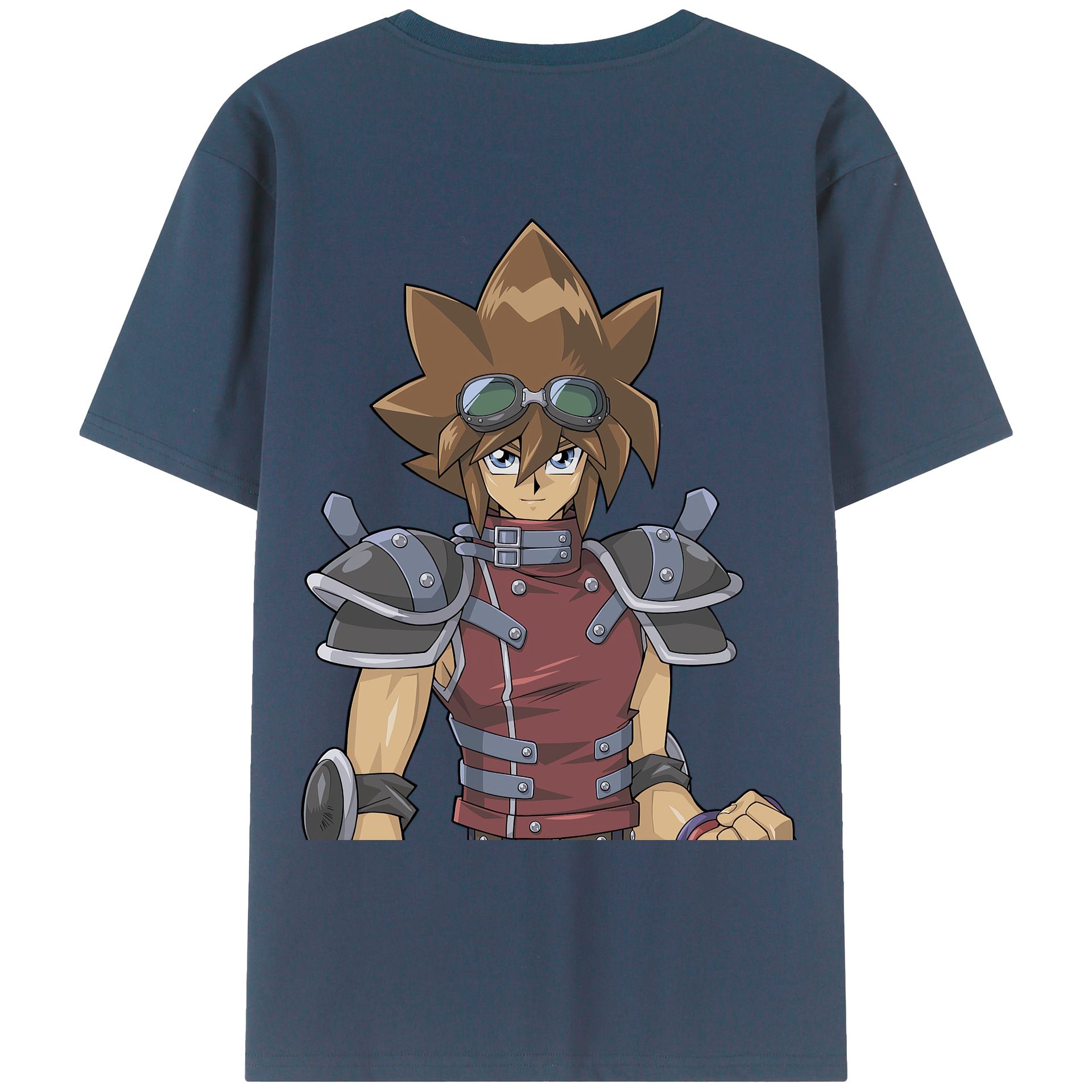 （画像用） 遊☆戯☆王 Yu-Gi-Oh! 綿100％ メンズ半袖Tシャツ（バックプリント） 通気性