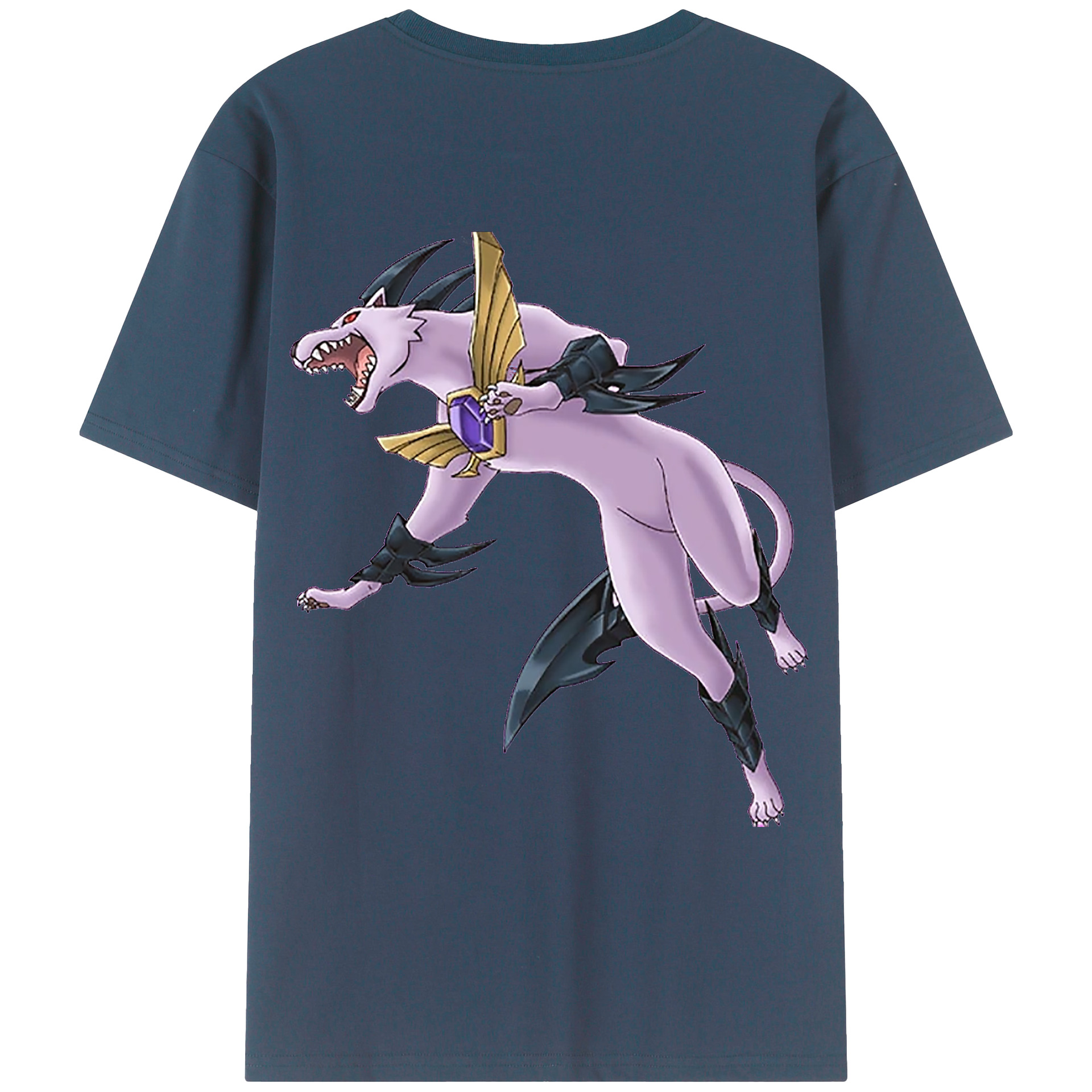 （画像用） 遊☆戯☆王 Yu-Gi-Oh! 綿100％ メンズ半袖Tシャツ（バックプリント） 通気性