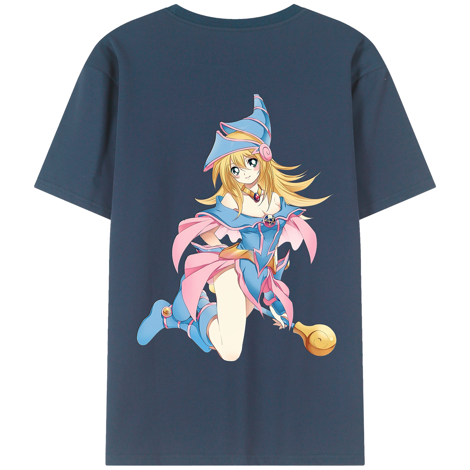 （画像用） 遊☆戯☆王 Yu-Gi-Oh! 綿100％ メンズ半袖Tシャツ（バックプリント） 通気性