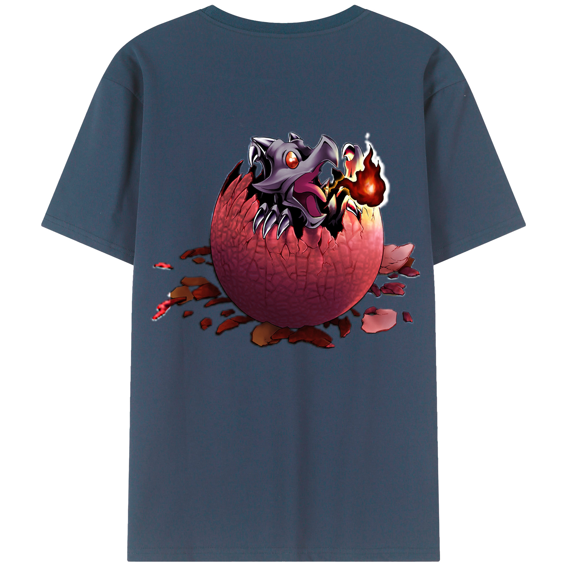 （画像用） 遊☆戯☆王 Yu-Gi-Oh! 綿100％ メンズ半袖Tシャツ（バックプリント） 通気性