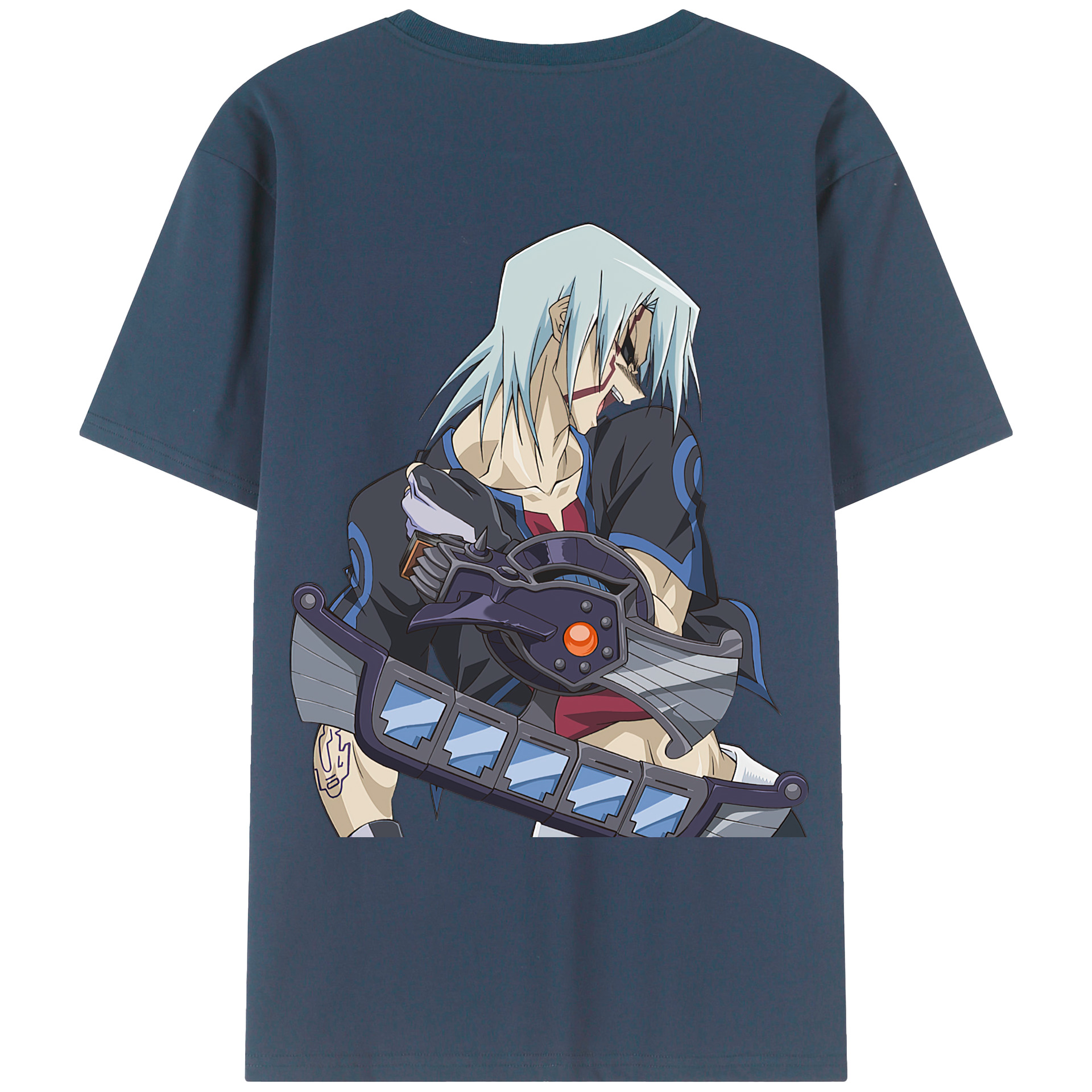 （画像用） 遊☆戯☆王 Yu-Gi-Oh! 綿100％ メンズ半袖Tシャツ（バックプリント） 通気性