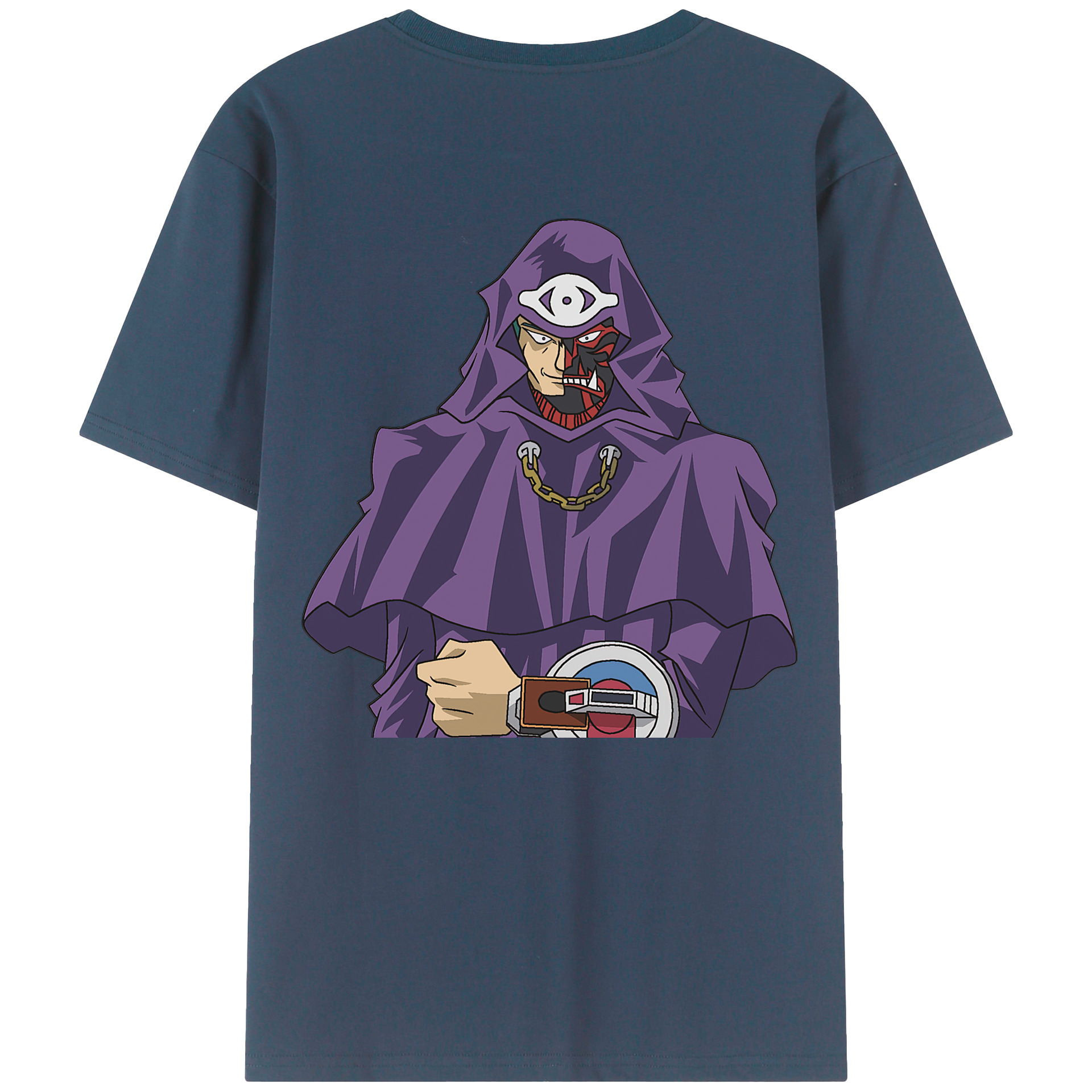 （画像用） 遊☆戯☆王 Yu-Gi-Oh! 綿100％ メンズ半袖Tシャツ（バックプリント） 通気性