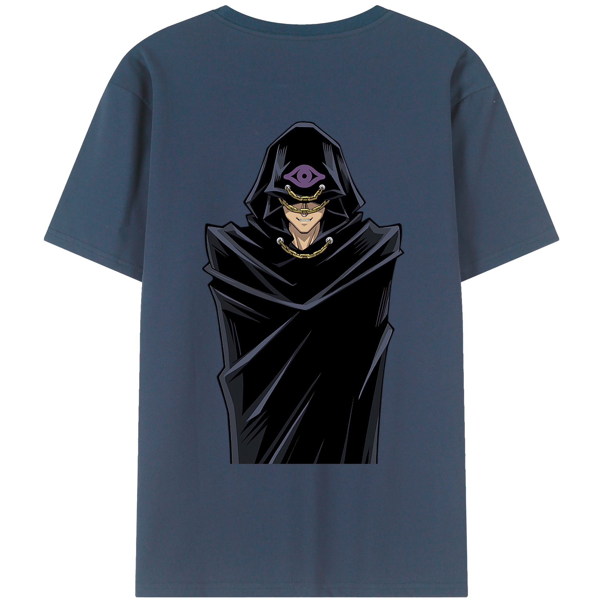 （画像用） 遊☆戯☆王 Yu-Gi-Oh! 綿100％ メンズ半袖Tシャツ（バックプリント） 通気性