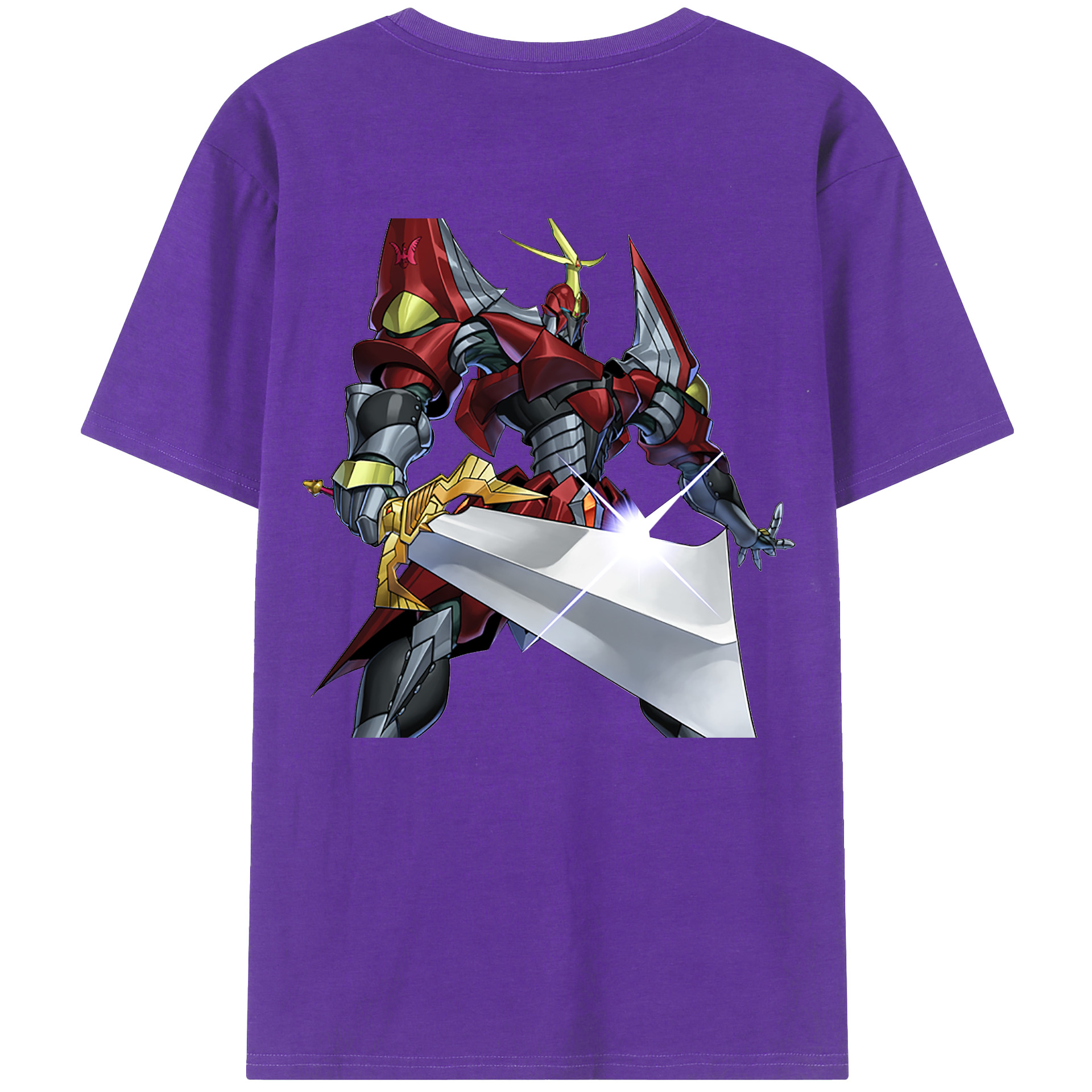 （画像用） 遊☆戯☆王 Yu-Gi-Oh! 綿100％ メンズ半袖Tシャツ（バックプリント） 通気性