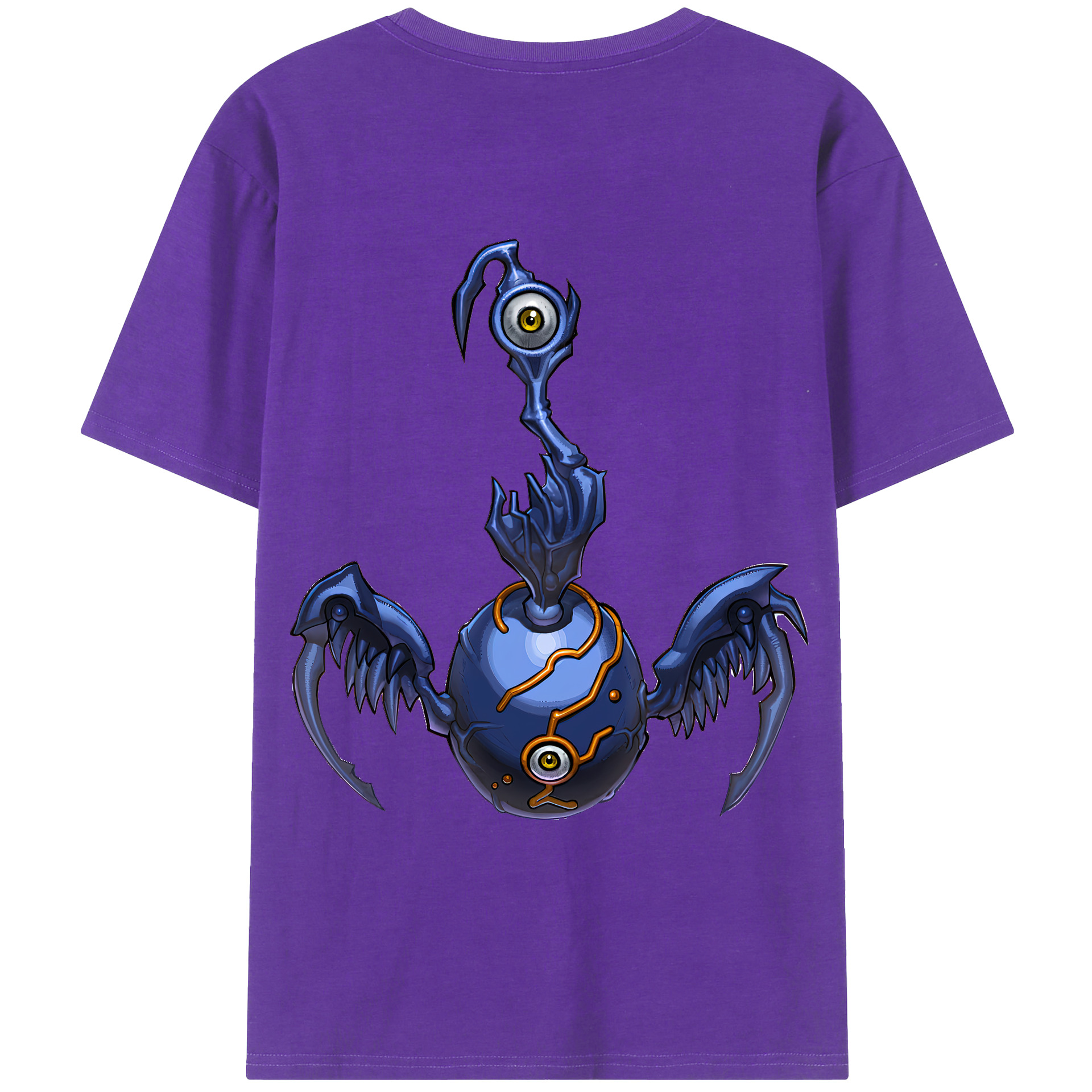 （画像用） 遊☆戯☆王 Yu-Gi-Oh! 綿100％ メンズ半袖Tシャツ（バックプリント） 通気性