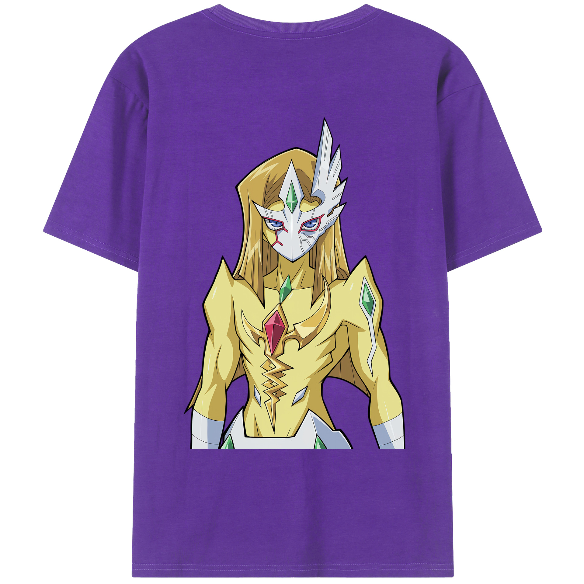 （画像用） 遊☆戯☆王 Yu-Gi-Oh! 綿100％ メンズ半袖Tシャツ（バックプリント） 通気性