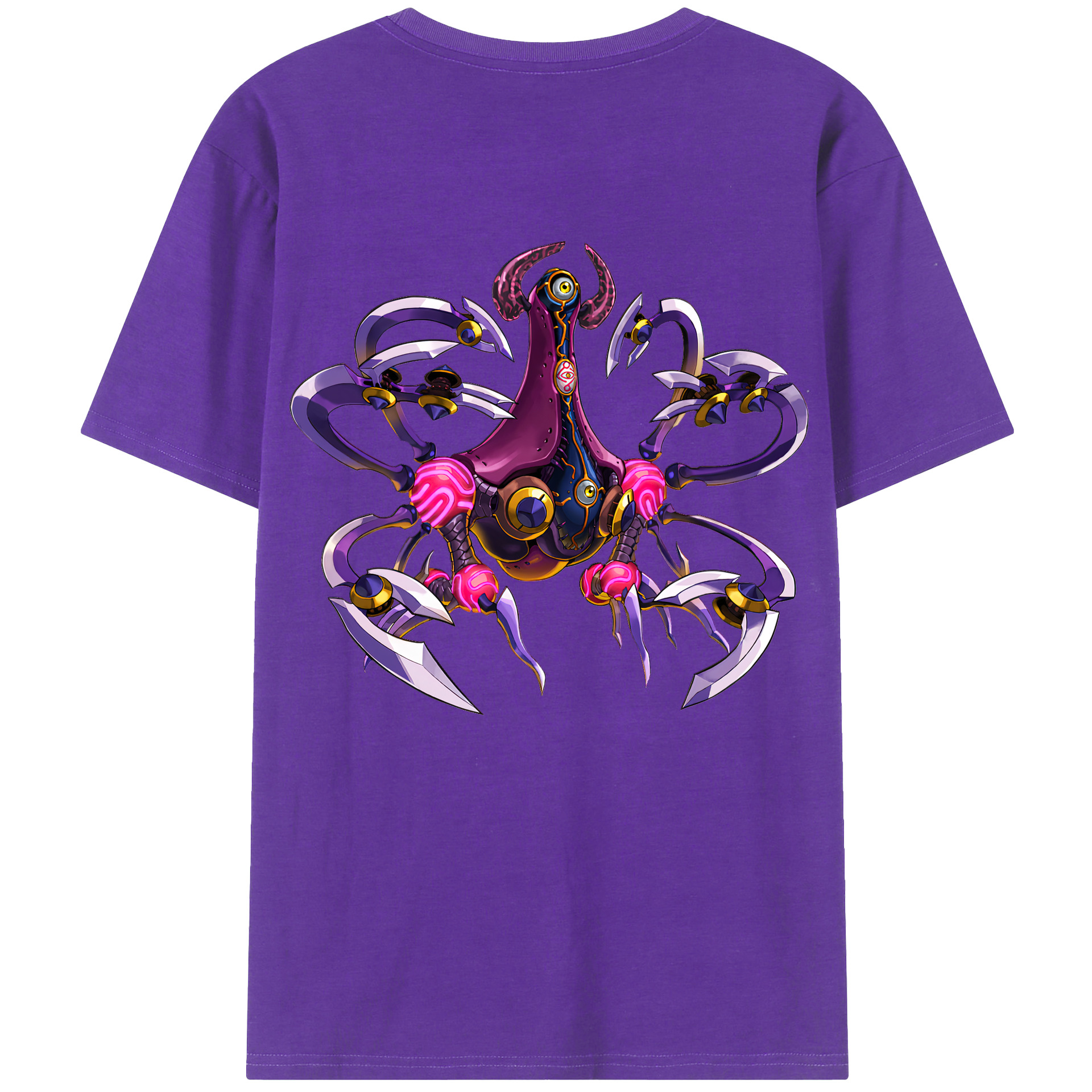 （画像用） 遊☆戯☆王 Yu-Gi-Oh! 綿100％ メンズ半袖Tシャツ（バックプリント） 通気性