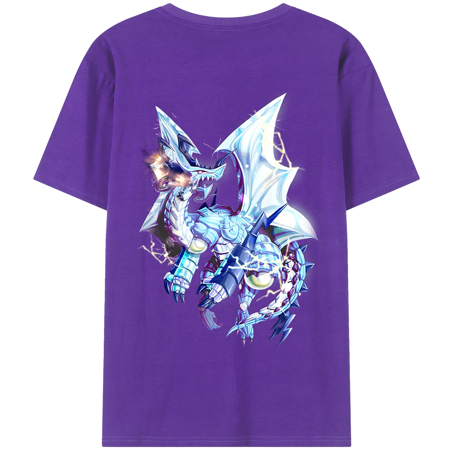 （画像用） 遊☆戯☆王 Yu-Gi-Oh! 綿100％ メンズ半袖Tシャツ（バックプリント） 通気性