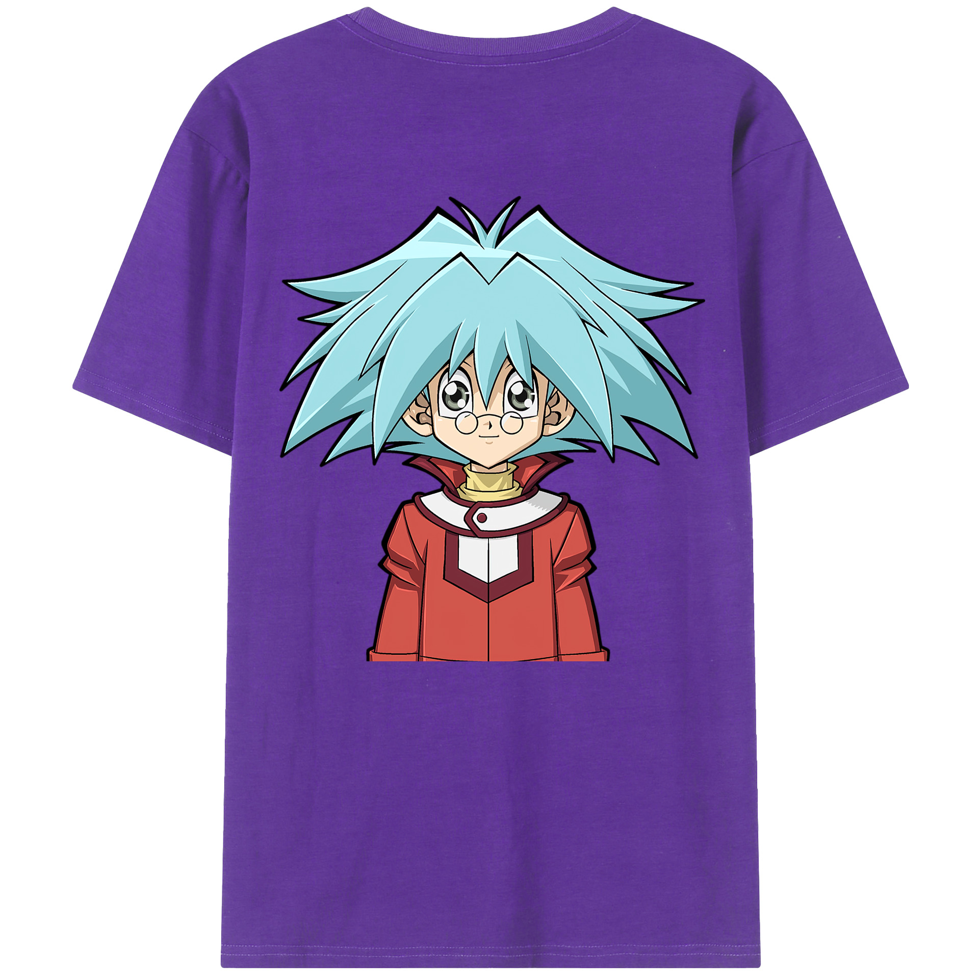 （画像用） 遊☆戯☆王 Yu-Gi-Oh! 綿100％ メンズ半袖Tシャツ（バックプリント） 通気性