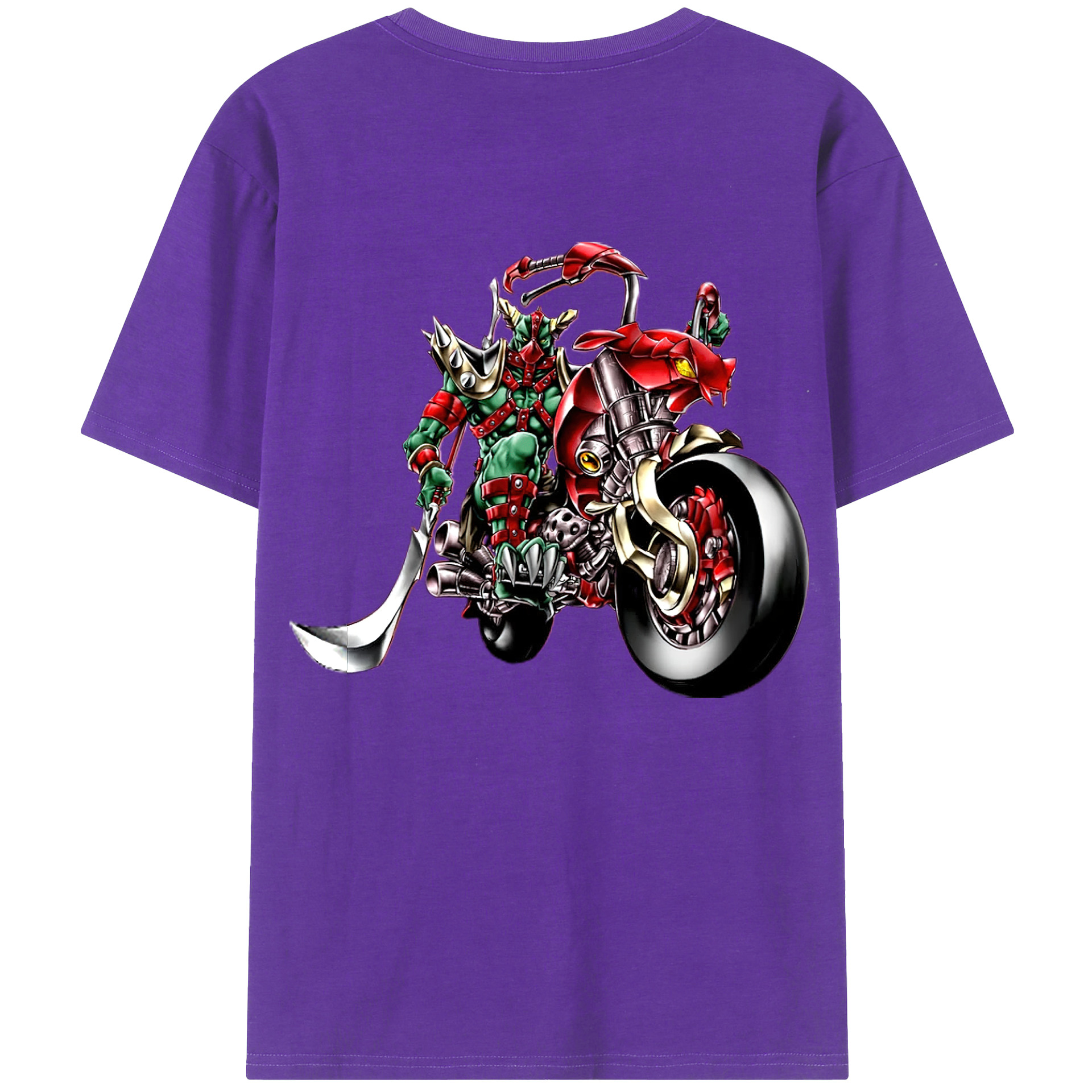 （画像用） 遊☆戯☆王 Yu-Gi-Oh! 綿100％ メンズ半袖Tシャツ（バックプリント） 通気性