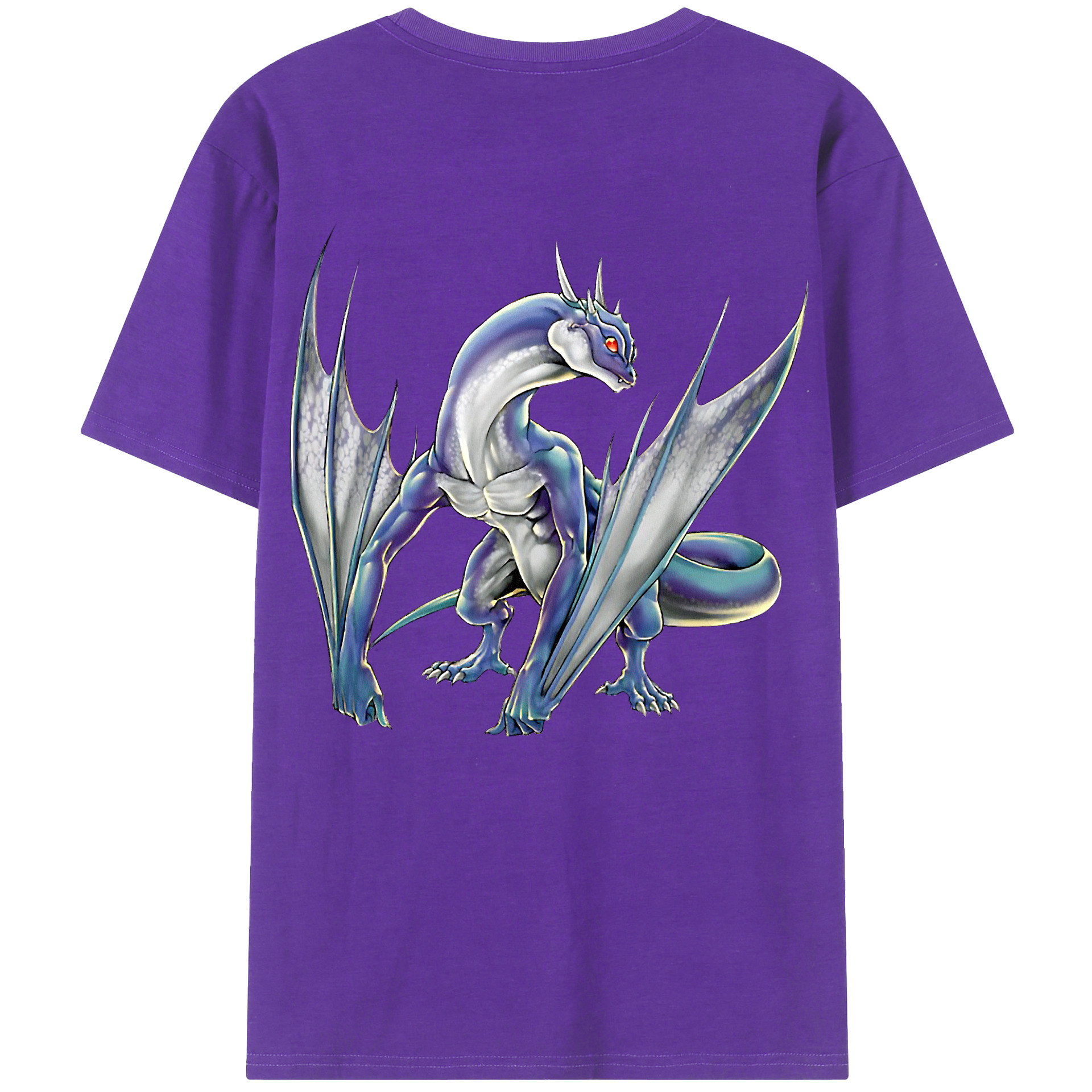 （画像用） 遊☆戯☆王 Yu-Gi-Oh! 綿100％ メンズ半袖Tシャツ（バックプリント） 通気性