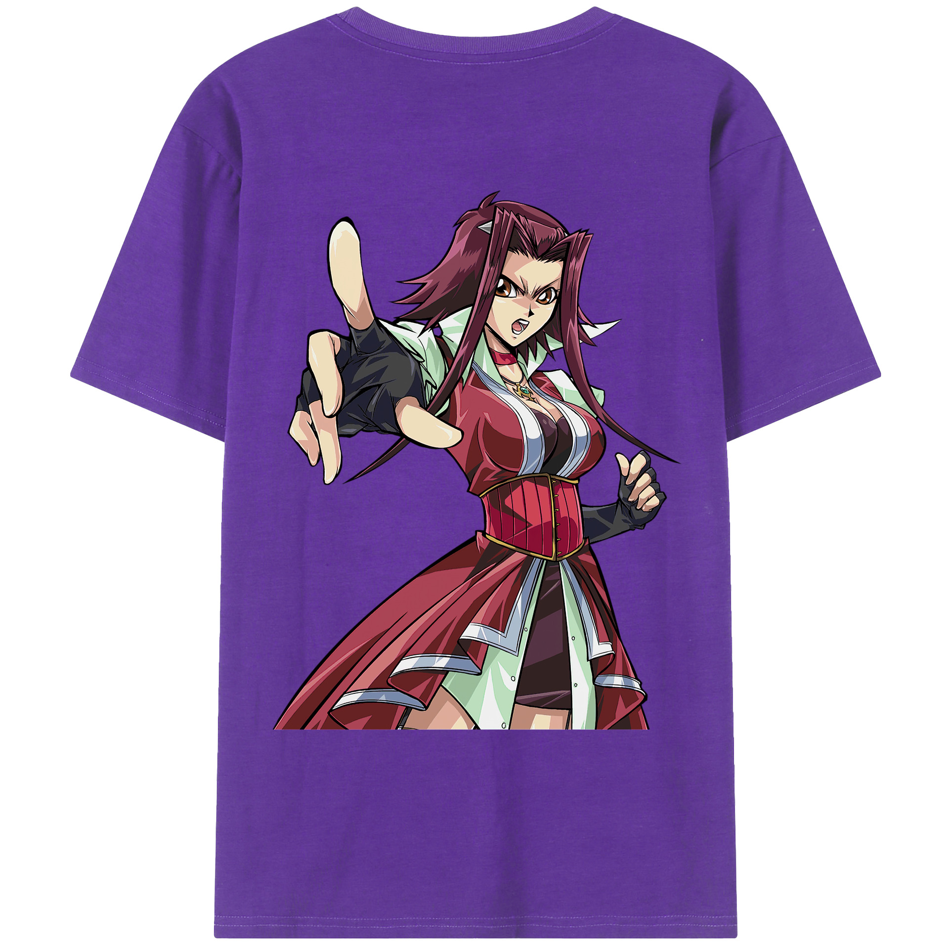 （画像用） 遊☆戯☆王 Yu-Gi-Oh! 綿100％ メンズ半袖Tシャツ（バックプリント） 通気性