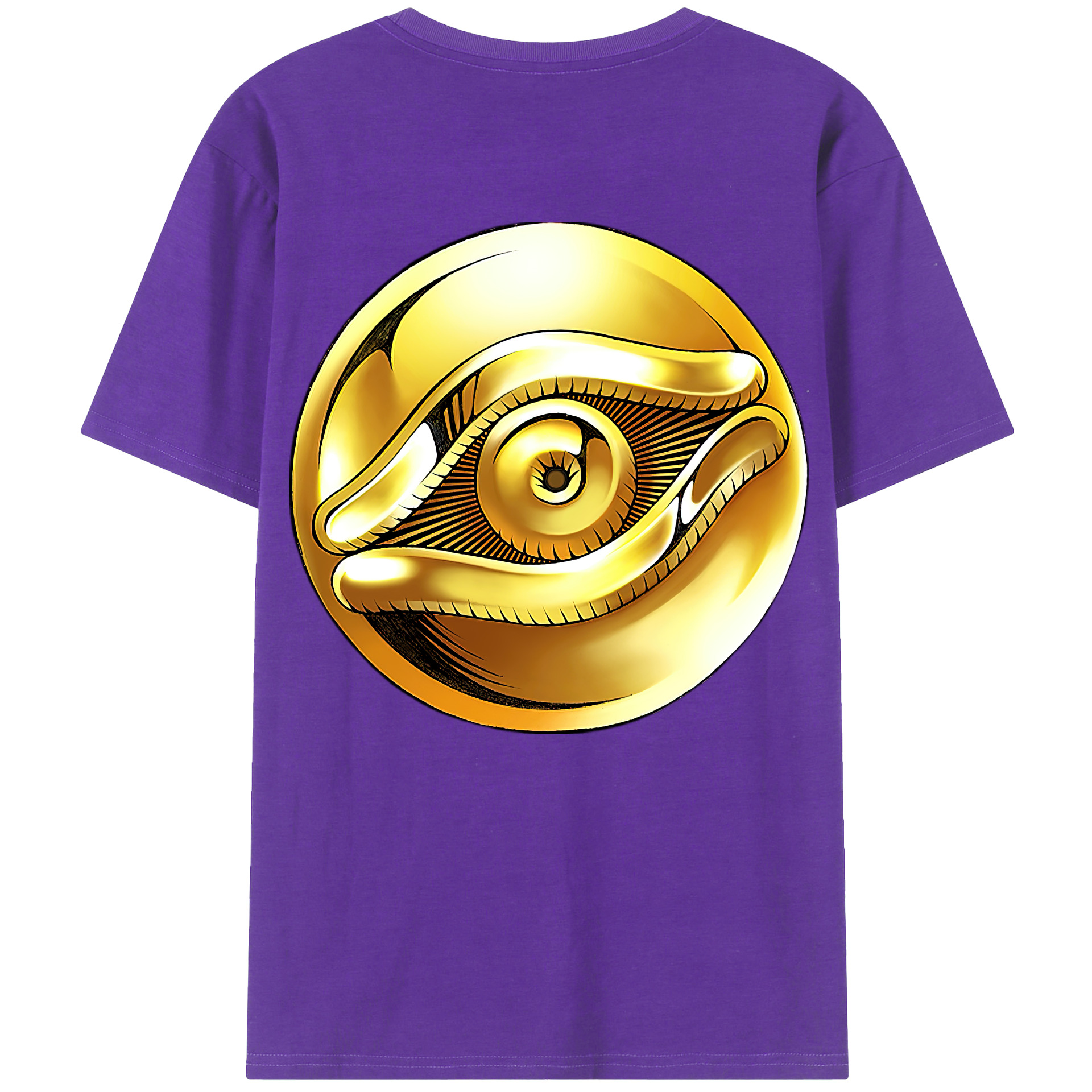 （画像用） 遊☆戯☆王 Yu-Gi-Oh! 綿100％ メンズ半袖Tシャツ（バックプリント） 通気性