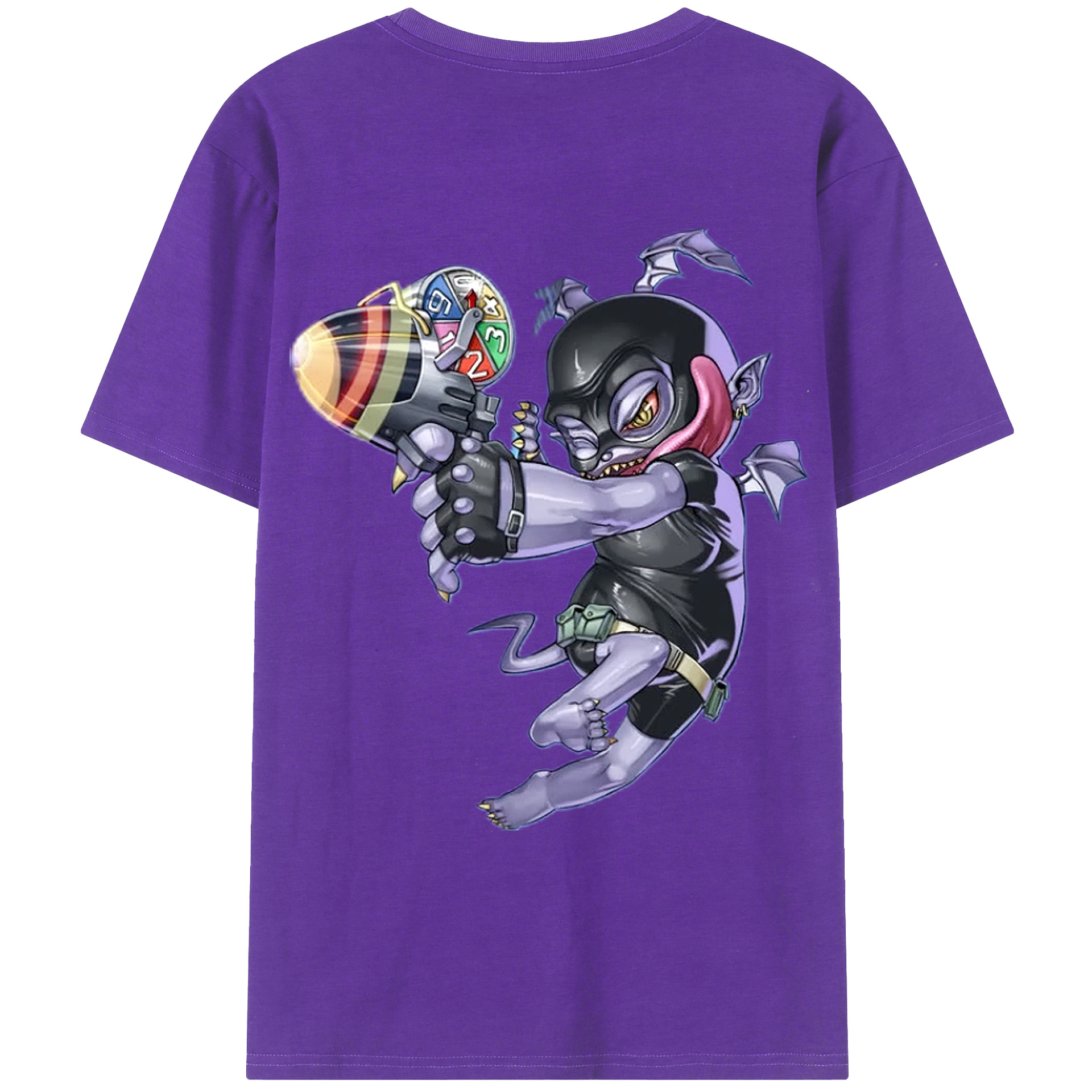 （画像用） 遊☆戯☆王 Yu-Gi-Oh! 綿100％ メンズ半袖Tシャツ（バックプリント） 通気性