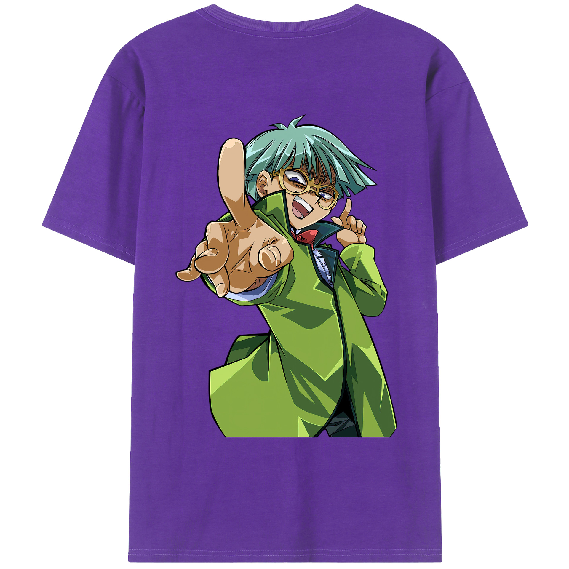 （画像用） 遊☆戯☆王 Yu-Gi-Oh! 綿100％ メンズ半袖Tシャツ（バックプリント） 通気性