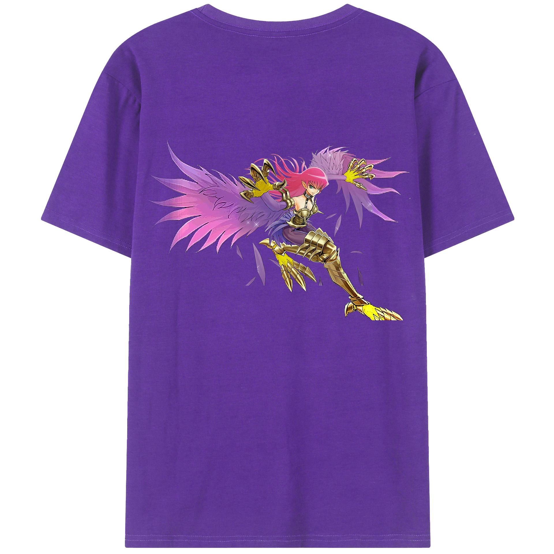 （画像用） 遊☆戯☆王 Yu-Gi-Oh! 綿100％ メンズ半袖Tシャツ（バックプリント） 通気性