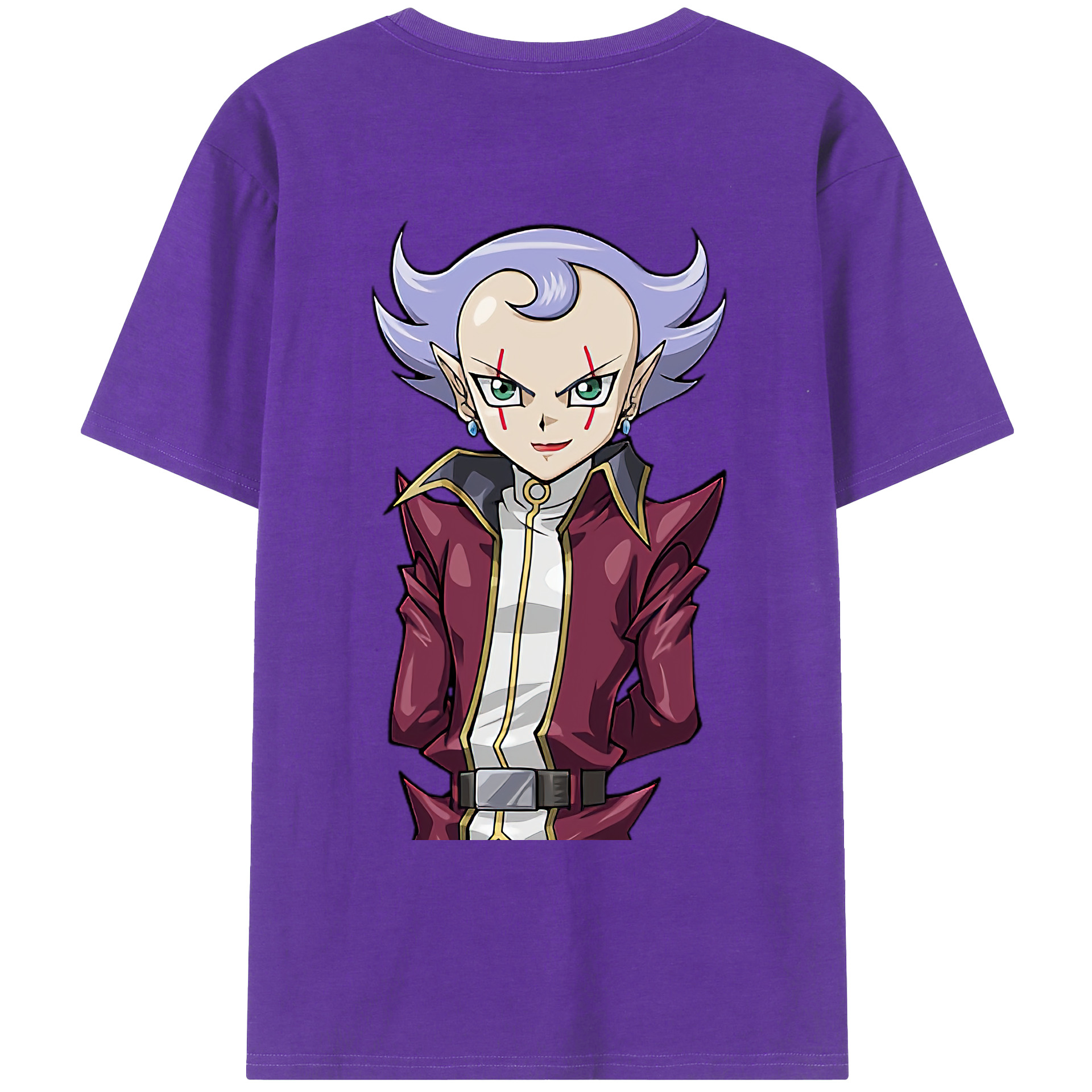 （画像用） 遊☆戯☆王 Yu-Gi-Oh! 綿100％ メンズ半袖Tシャツ（バックプリント） 通気性