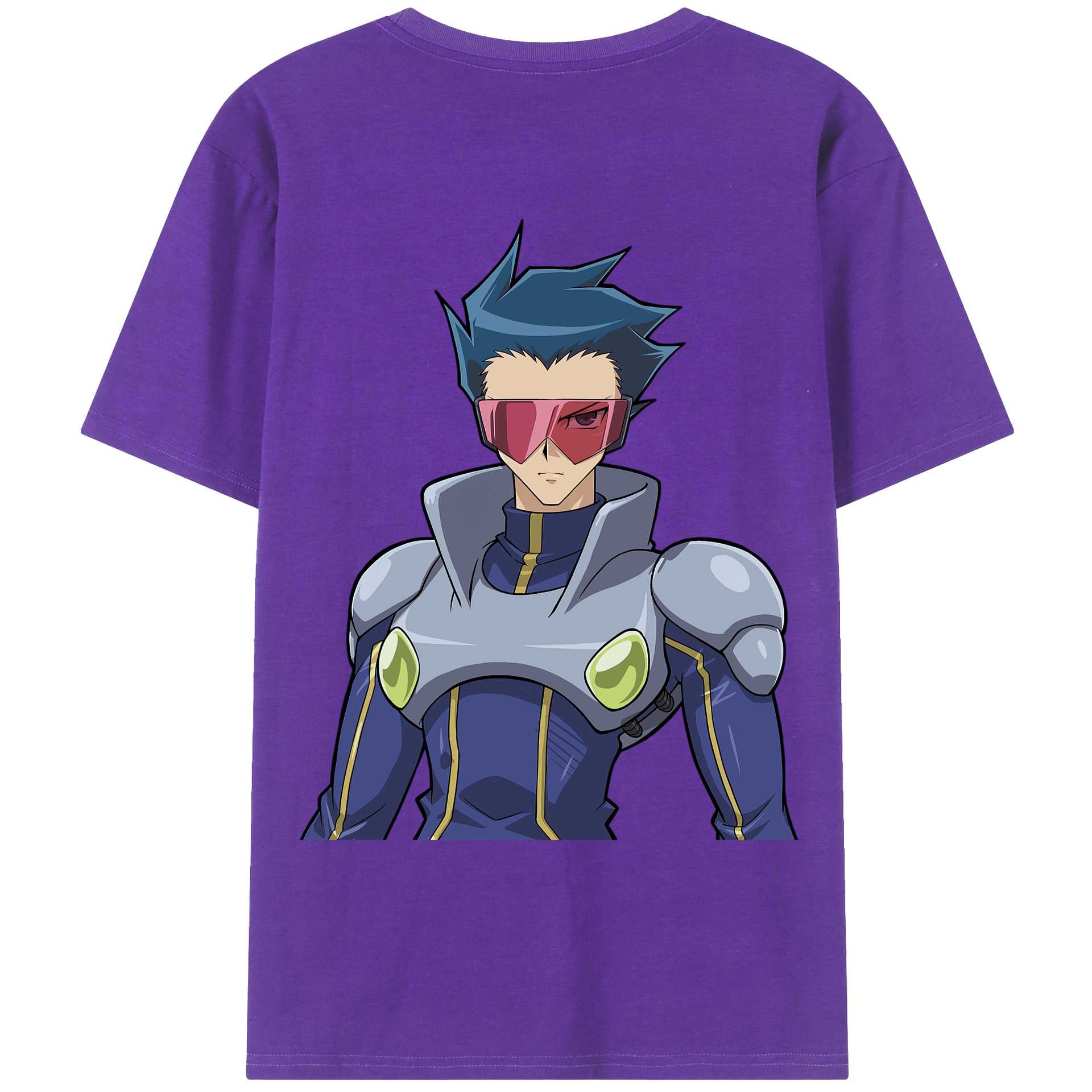 （画像用） 遊☆戯☆王 Yu-Gi-Oh! 綿100％ メンズ半袖Tシャツ（バックプリント） 通気性