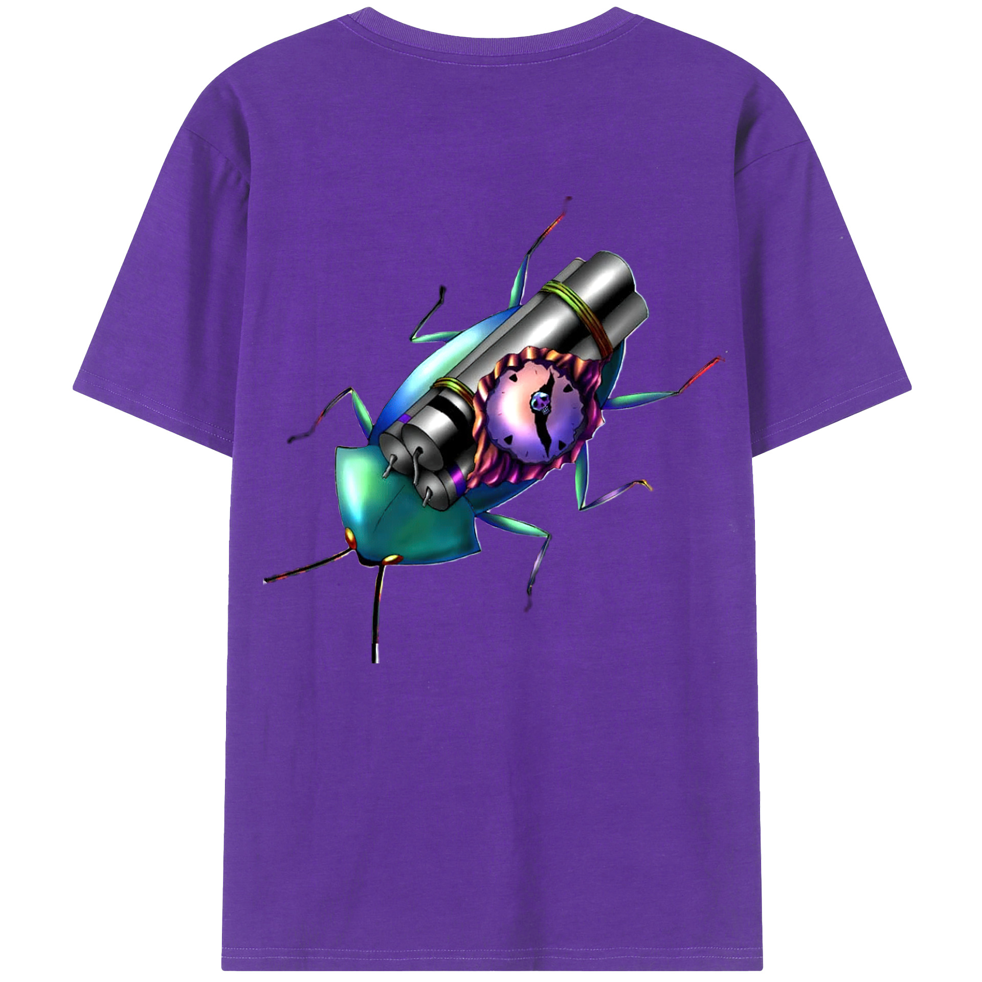 （画像用） 遊☆戯☆王 Yu-Gi-Oh! 綿100％ メンズ半袖Tシャツ（バックプリント） 通気性