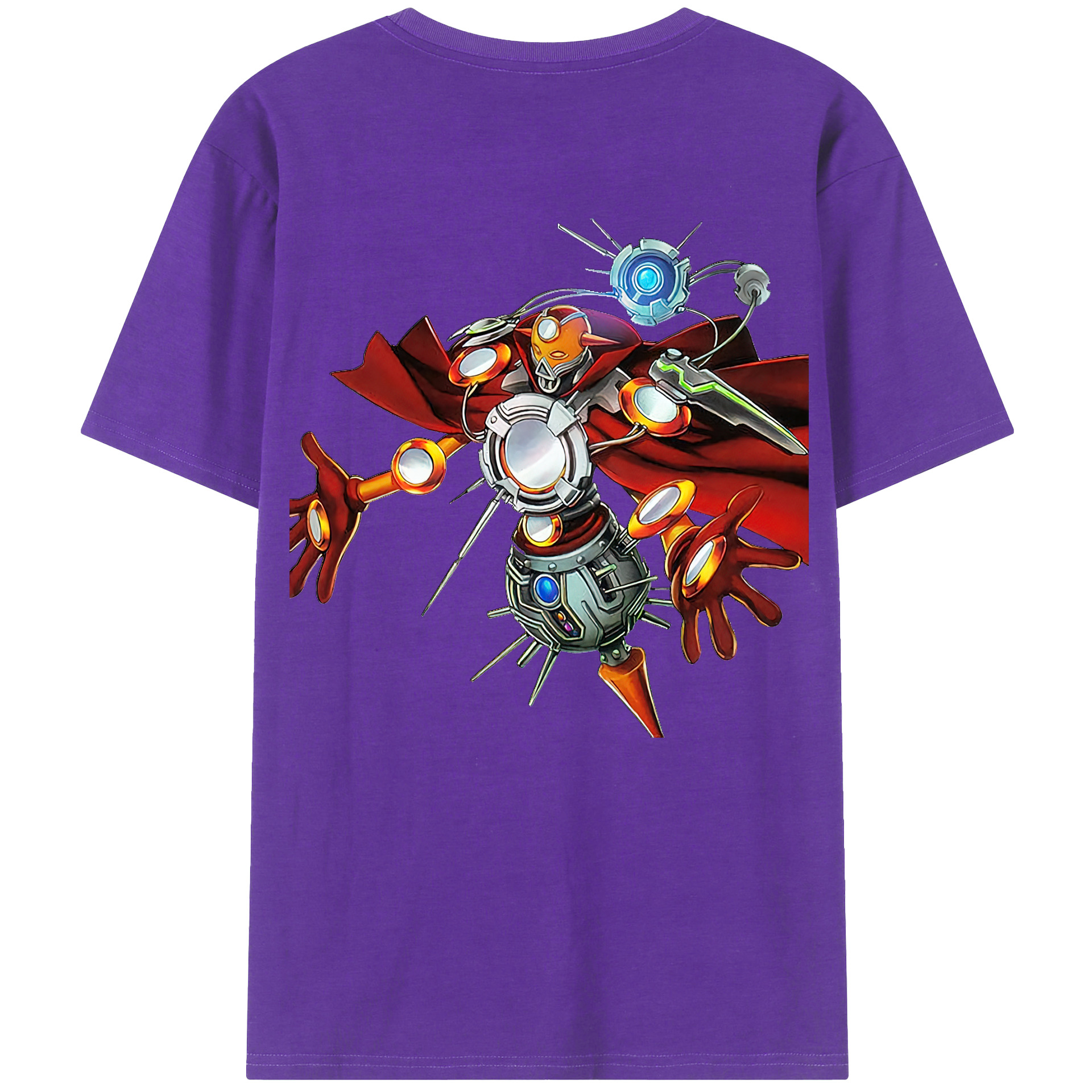 （画像用） 遊☆戯☆王 Yu-Gi-Oh! 綿100％ メンズ半袖Tシャツ（バックプリント） 通気性