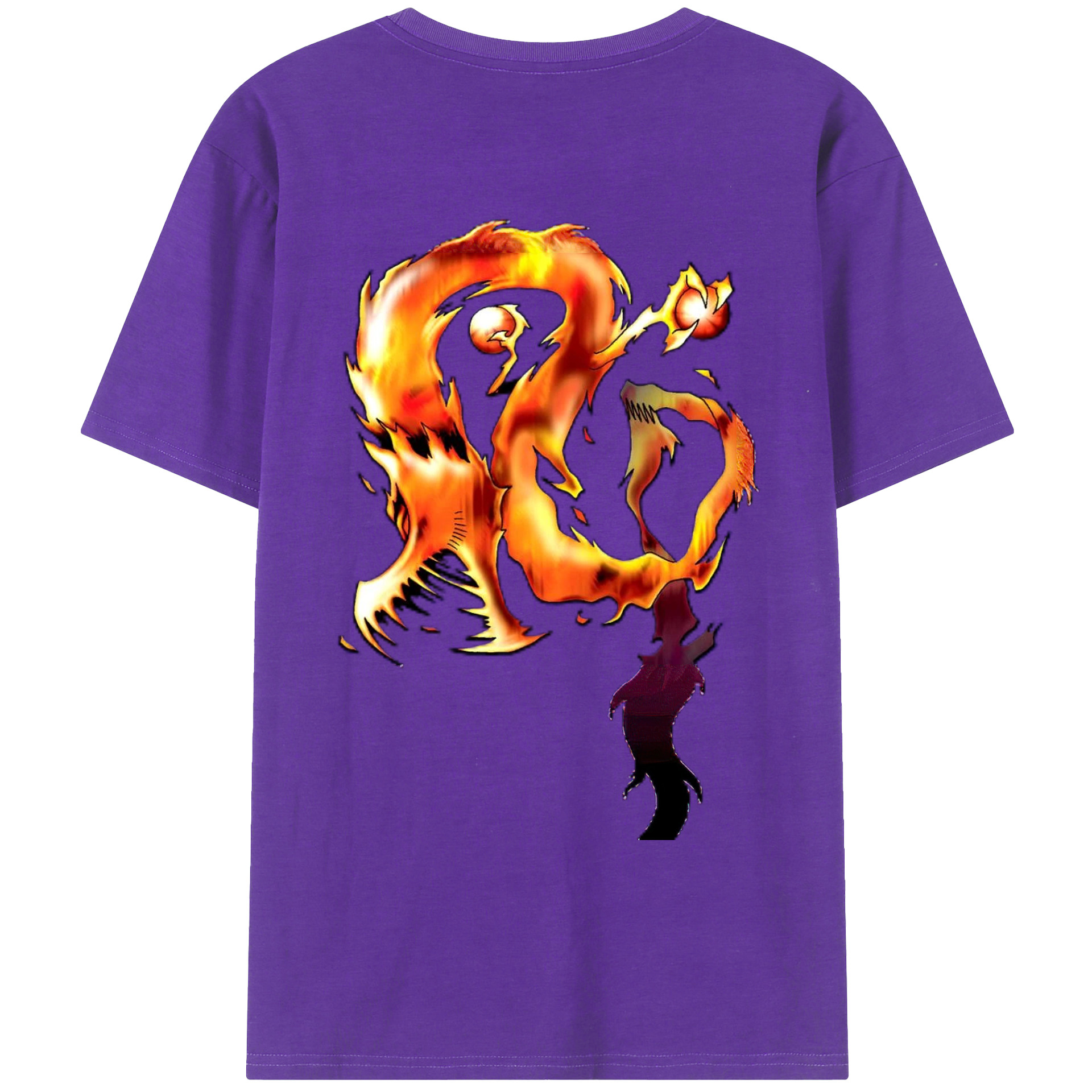 （画像用） 遊☆戯☆王 Yu-Gi-Oh! 綿100％ メンズ半袖Tシャツ（バックプリント） 通気性