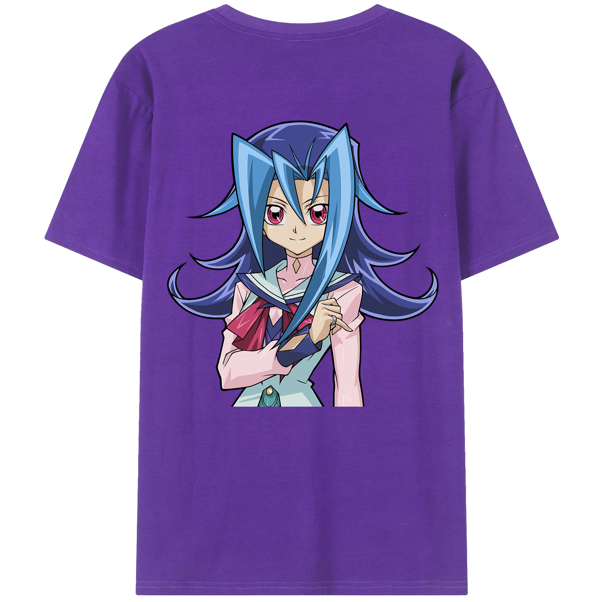 （画像用） 遊☆戯☆王 Yu-Gi-Oh! 綿100％ メンズ半袖Tシャツ（バックプリント） 通気性