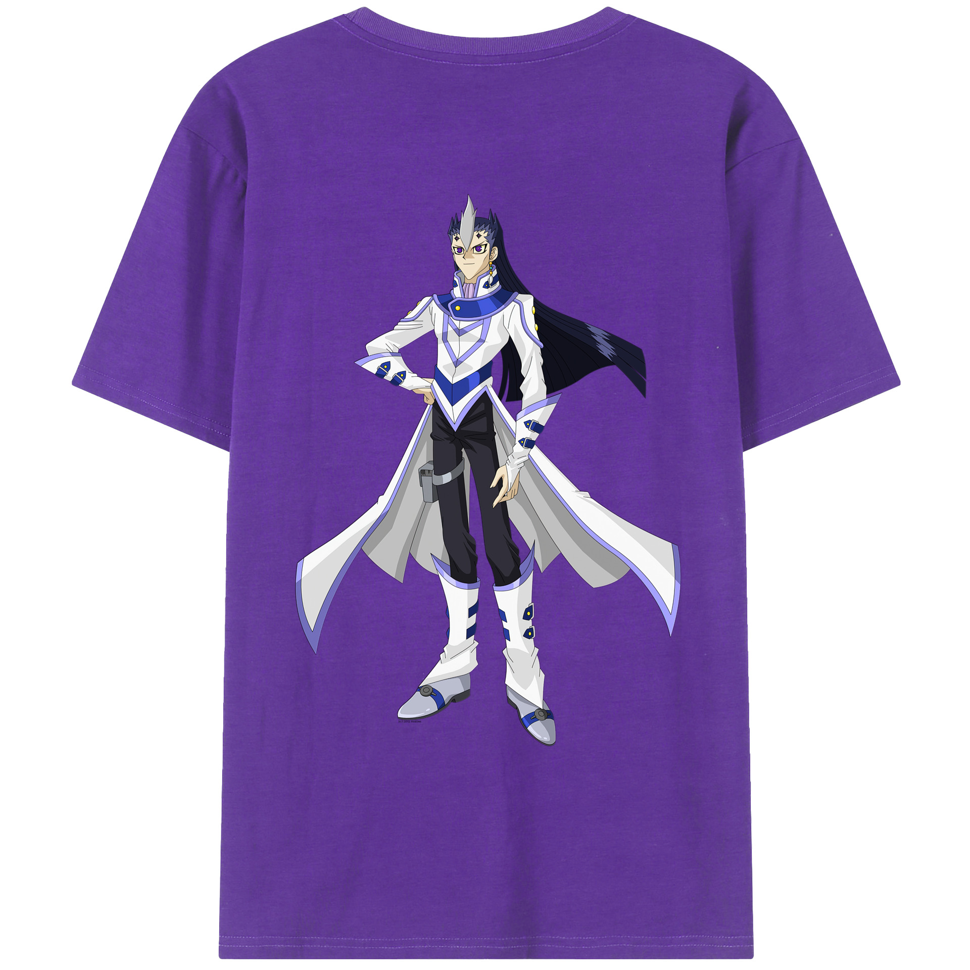 （画像用） 遊☆戯☆王 Yu-Gi-Oh! 綿100％ メンズ半袖Tシャツ（バックプリント） 通気性