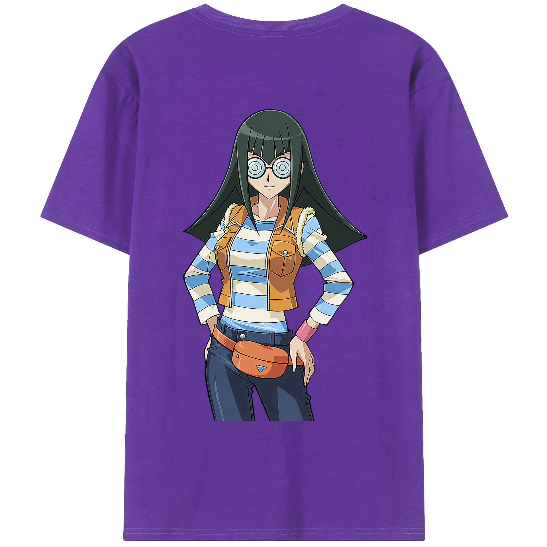 （画像用） 遊☆戯☆王 Yu-Gi-Oh! 綿100％ メンズ半袖Tシャツ（バックプリント） 通気性