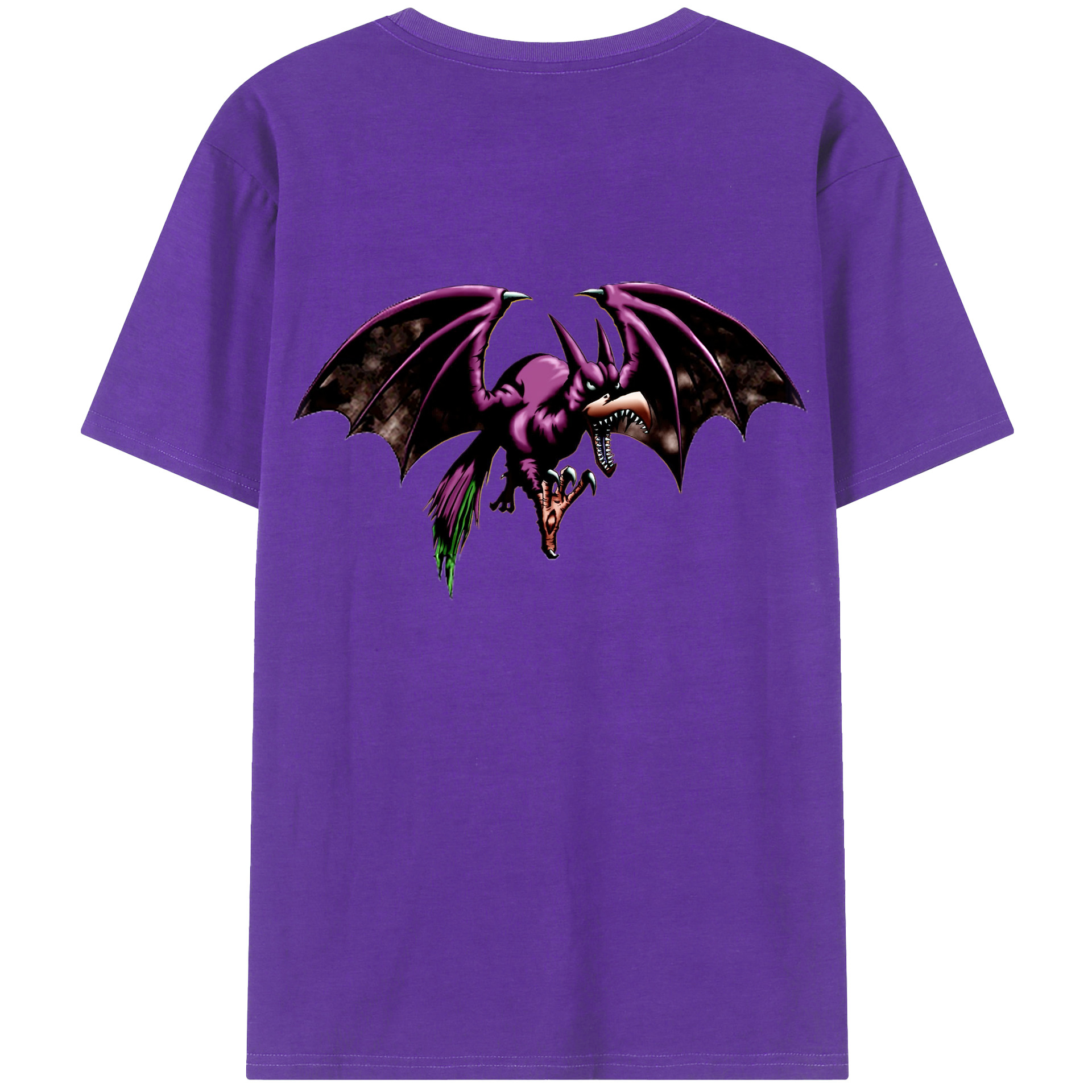 （画像用） 遊☆戯☆王 Yu-Gi-Oh! 綿100％ メンズ半袖Tシャツ（バックプリント） 通気性