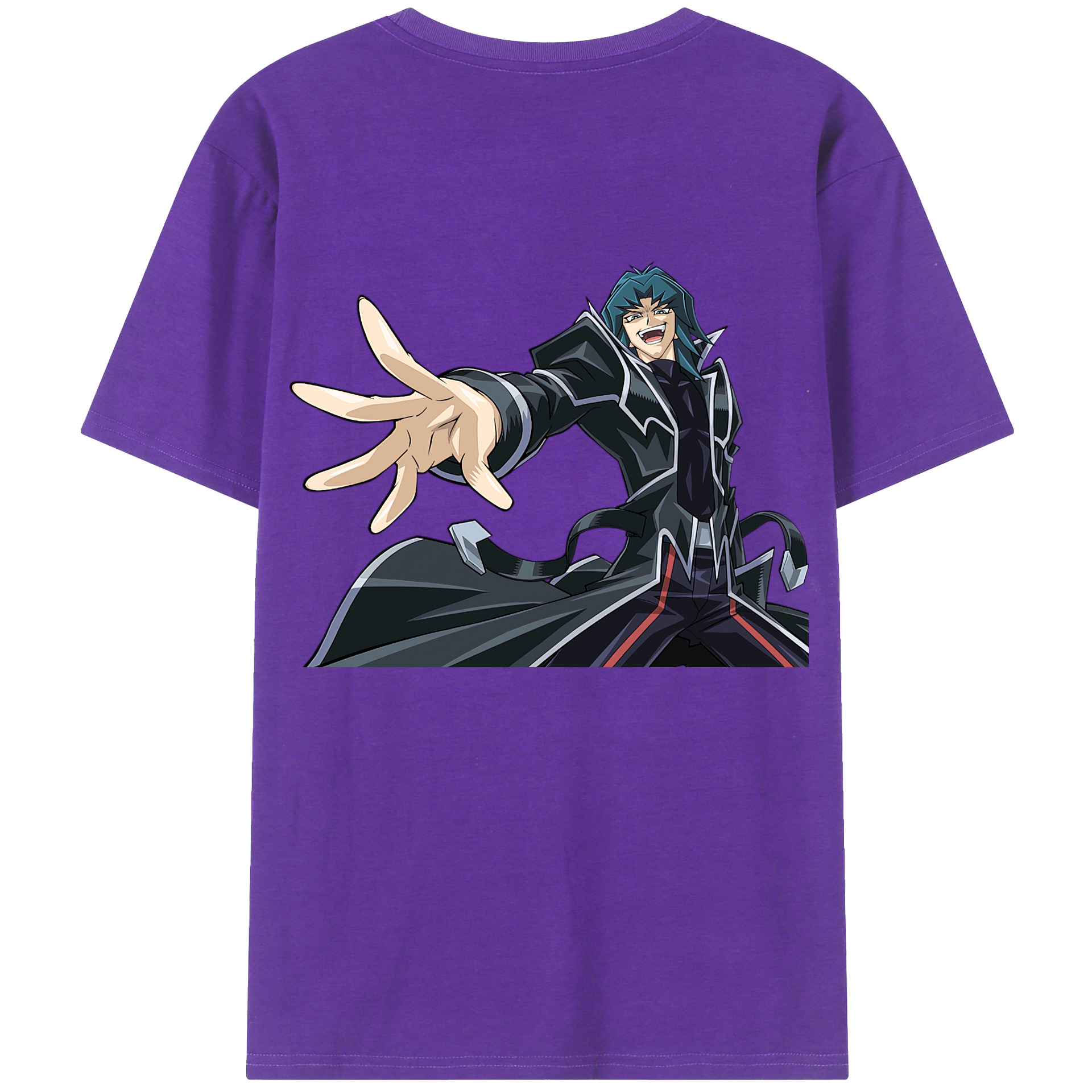 （画像用） 遊☆戯☆王 Yu-Gi-Oh! 綿100％ メンズ半袖Tシャツ（バックプリント） 通気性