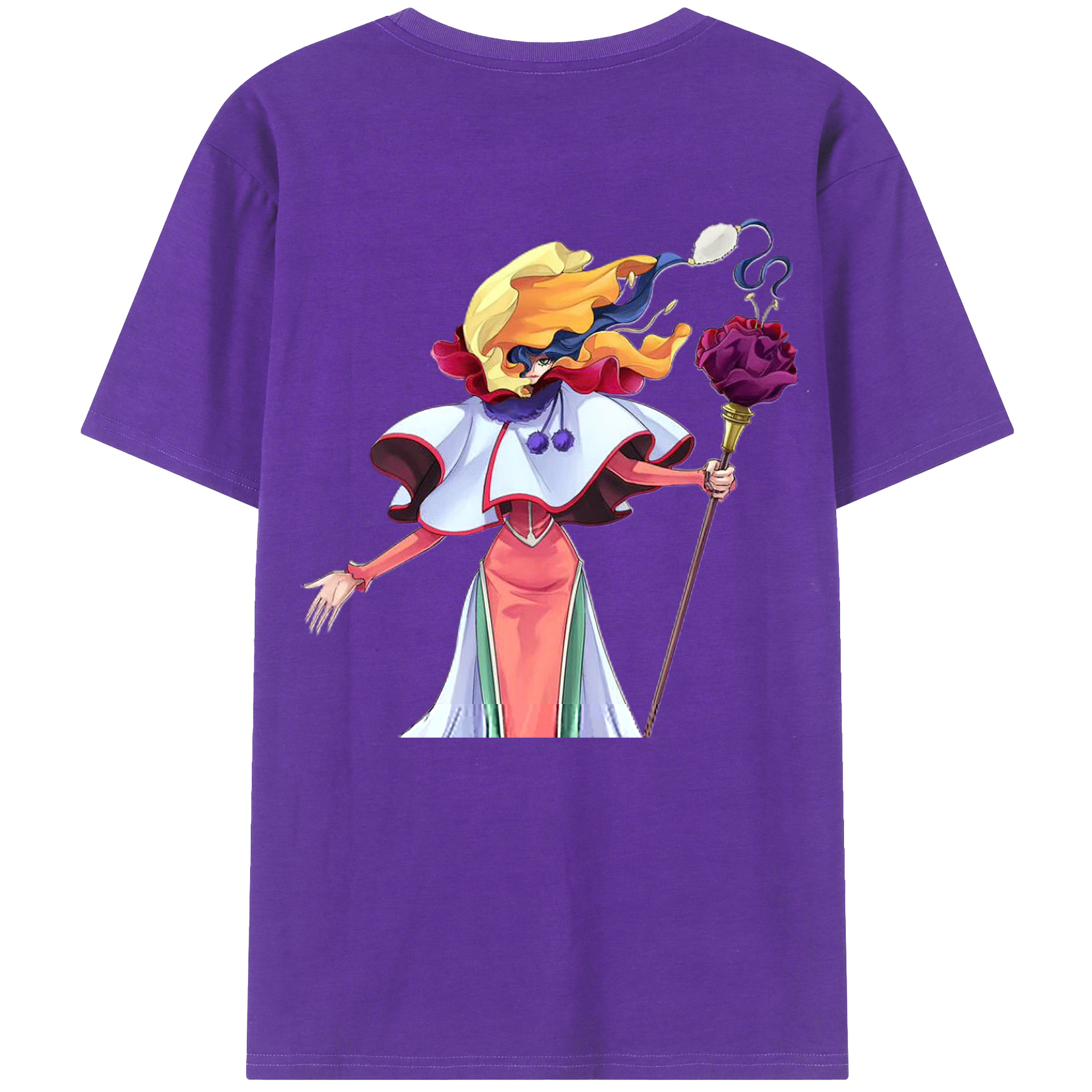 （画像用） 遊☆戯☆王 Yu-Gi-Oh! 綿100％ メンズ半袖Tシャツ（バックプリント） 通気性