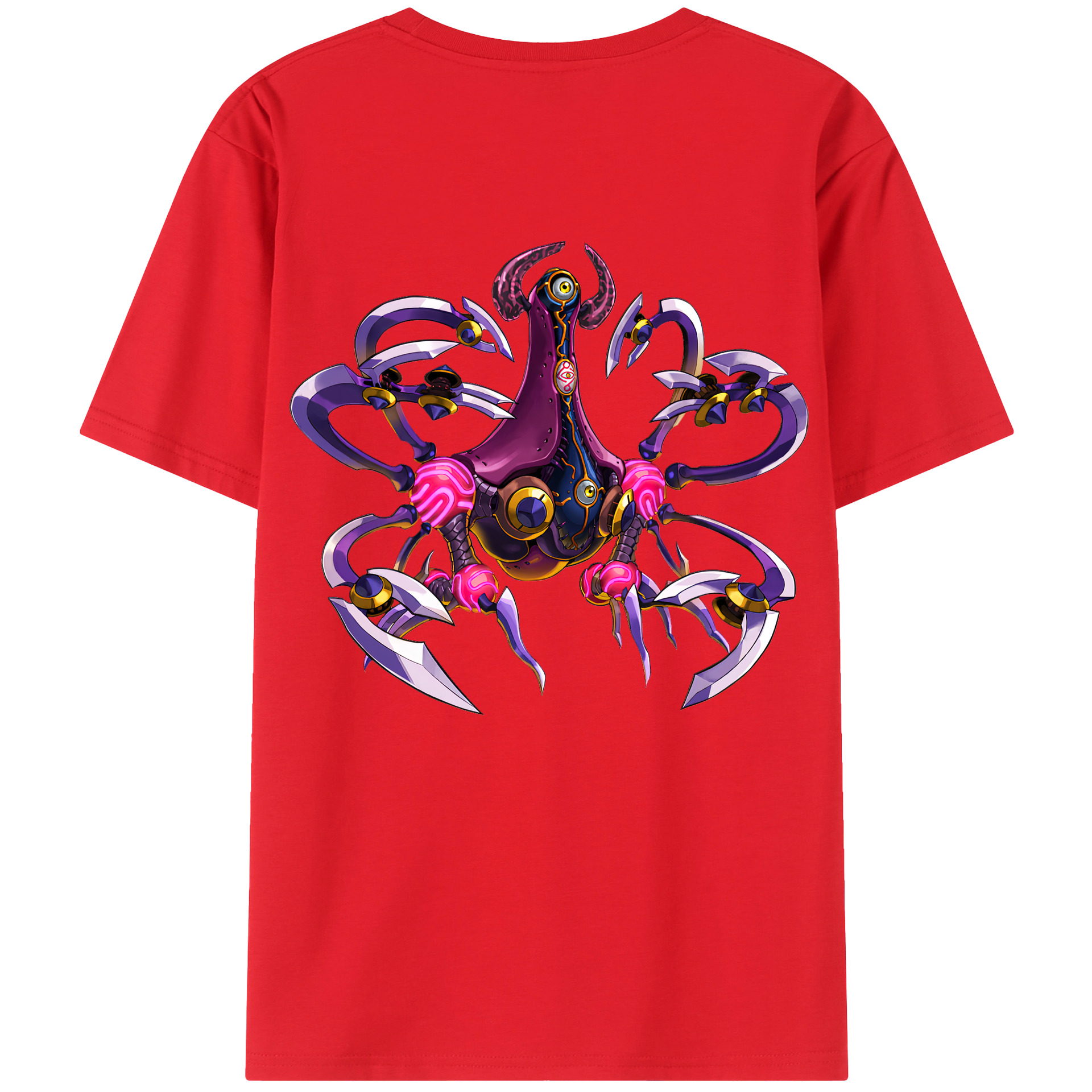（画像用） 遊☆戯☆王 Yu-Gi-Oh! 綿100％ メンズ半袖Tシャツ（バックプリント） 通気性