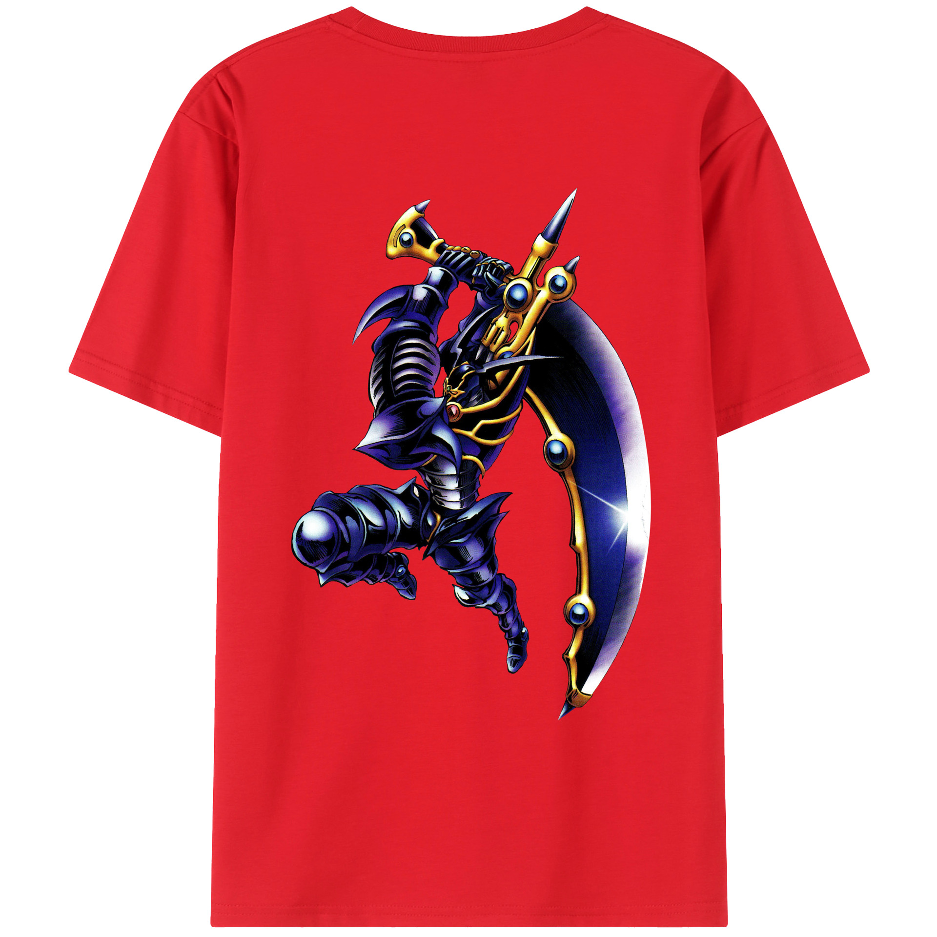 （画像用） 遊☆戯☆王 Yu-Gi-Oh! 綿100％ メンズ半袖Tシャツ（バックプリント） 通気性