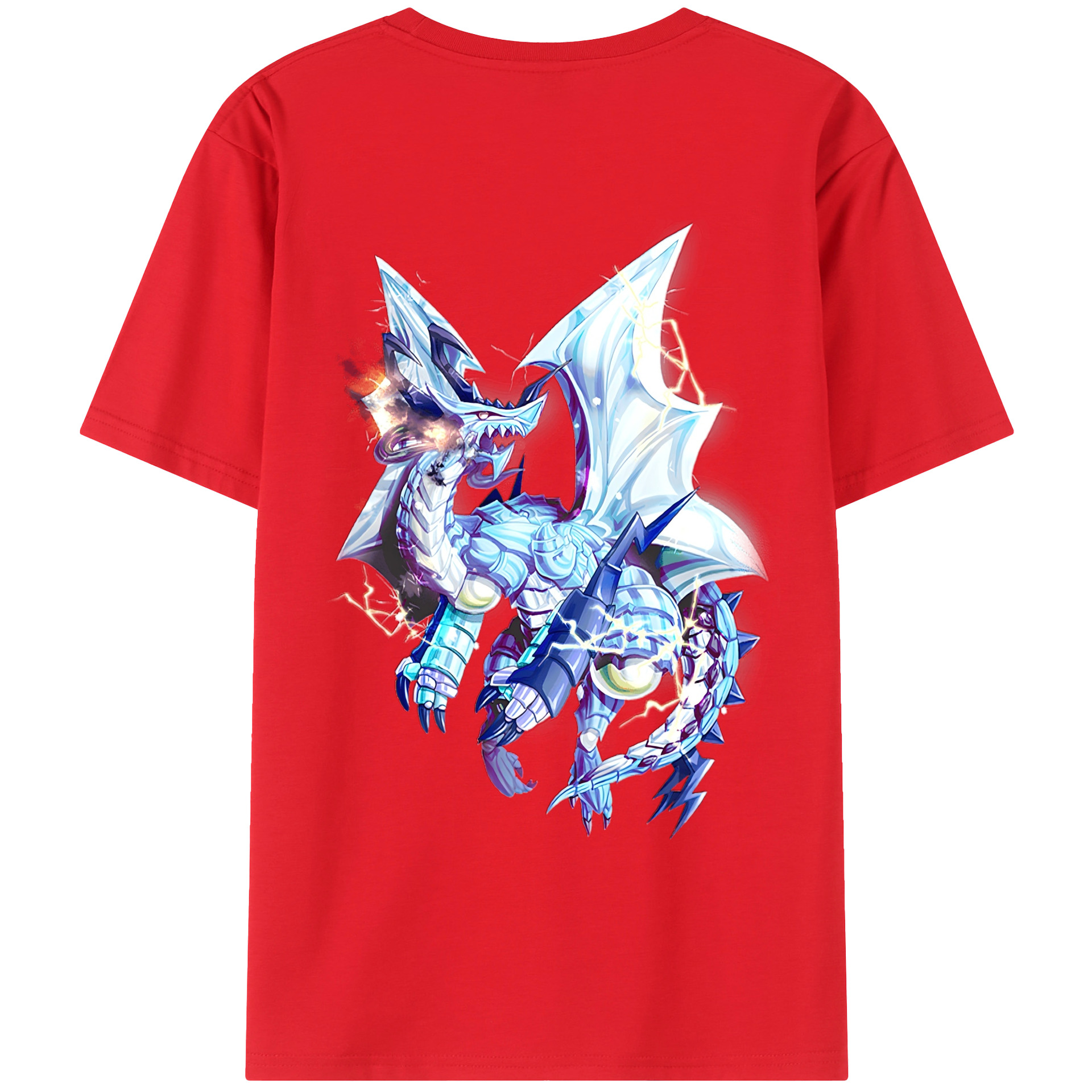 （画像用） 遊☆戯☆王 Yu-Gi-Oh! 綿100％ メンズ半袖Tシャツ（バックプリント） 通気性