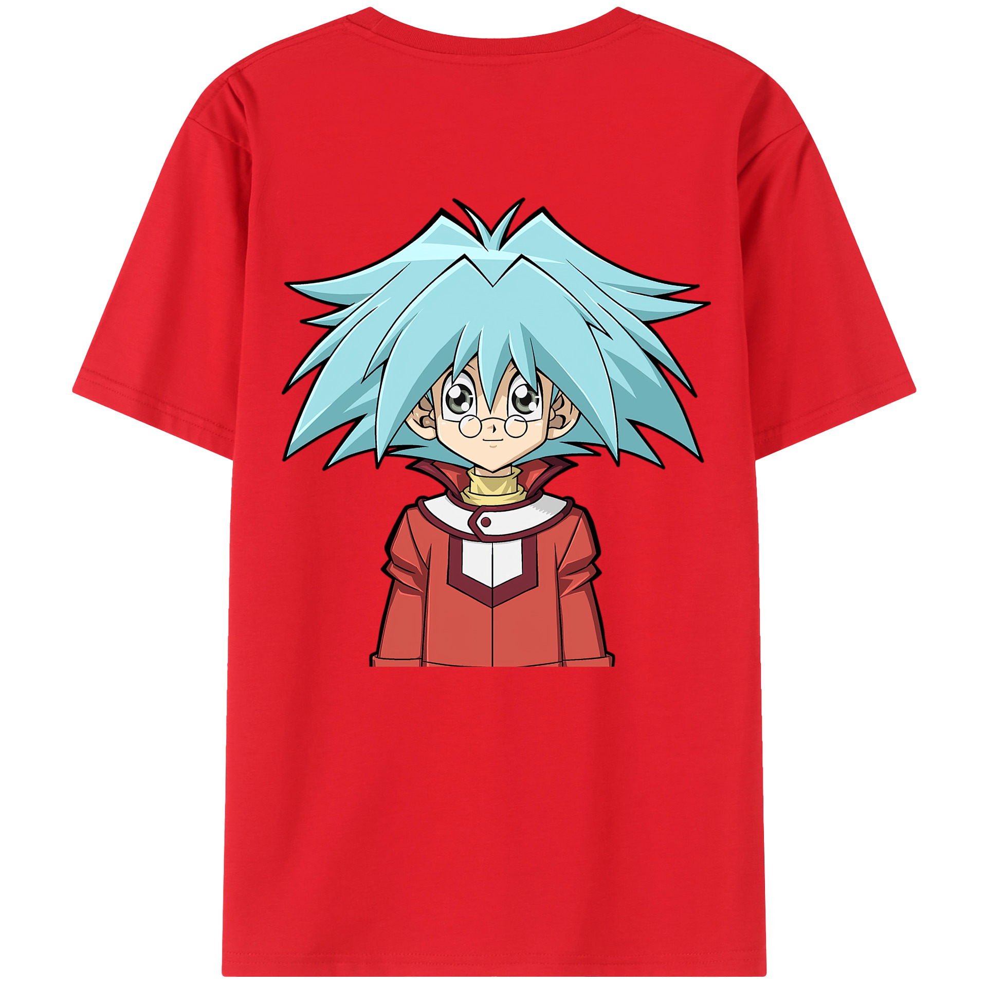（画像用） 遊☆戯☆王 Yu-Gi-Oh! 綿100％ メンズ半袖Tシャツ（バックプリント） 通気性