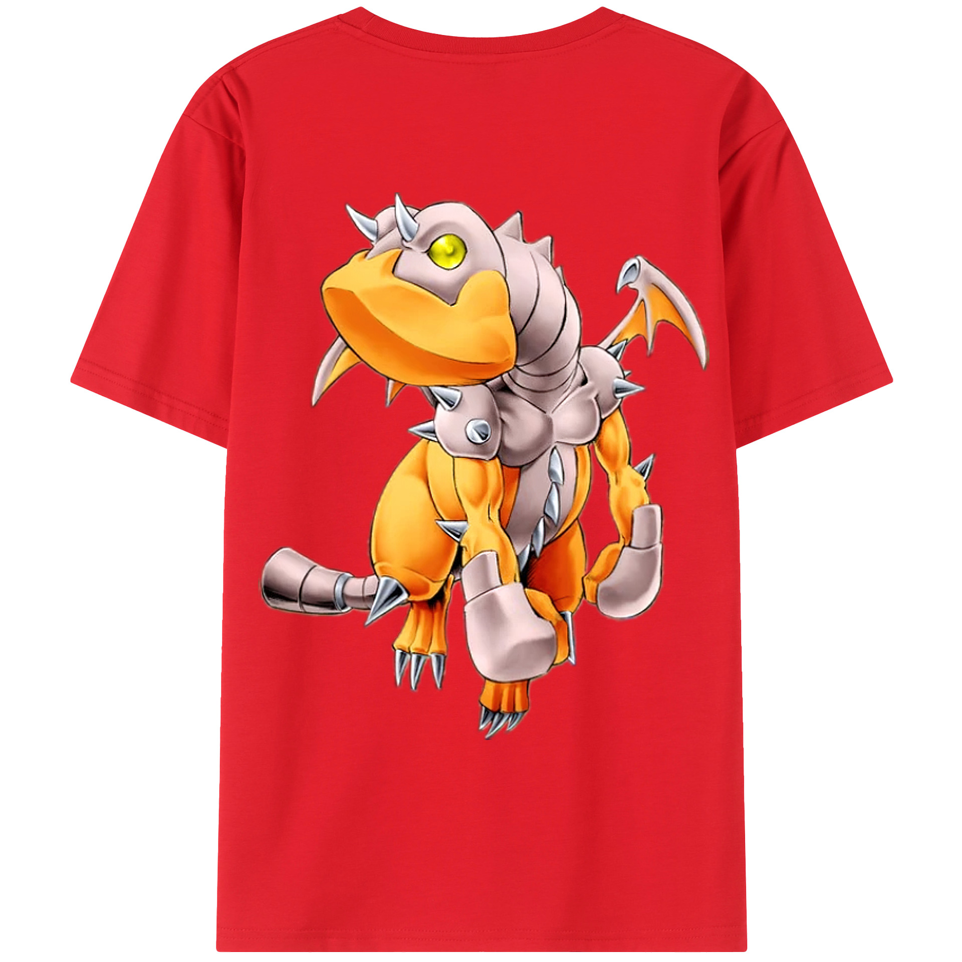 （画像用） 遊☆戯☆王 Yu-Gi-Oh! 綿100％ メンズ半袖Tシャツ（バックプリント） 通気性