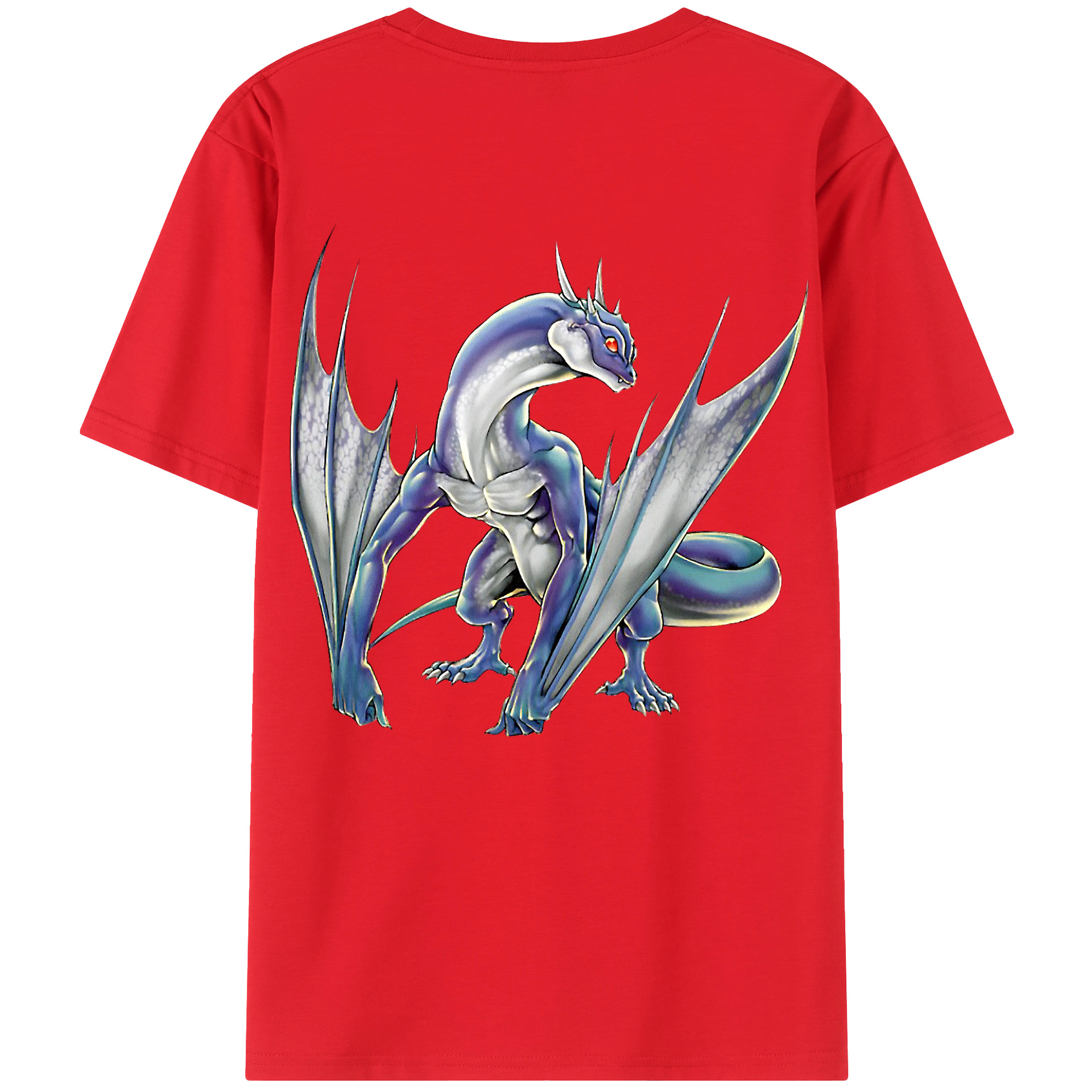 （画像用） 遊☆戯☆王 Yu-Gi-Oh! 綿100％ メンズ半袖Tシャツ（バックプリント） 通気性