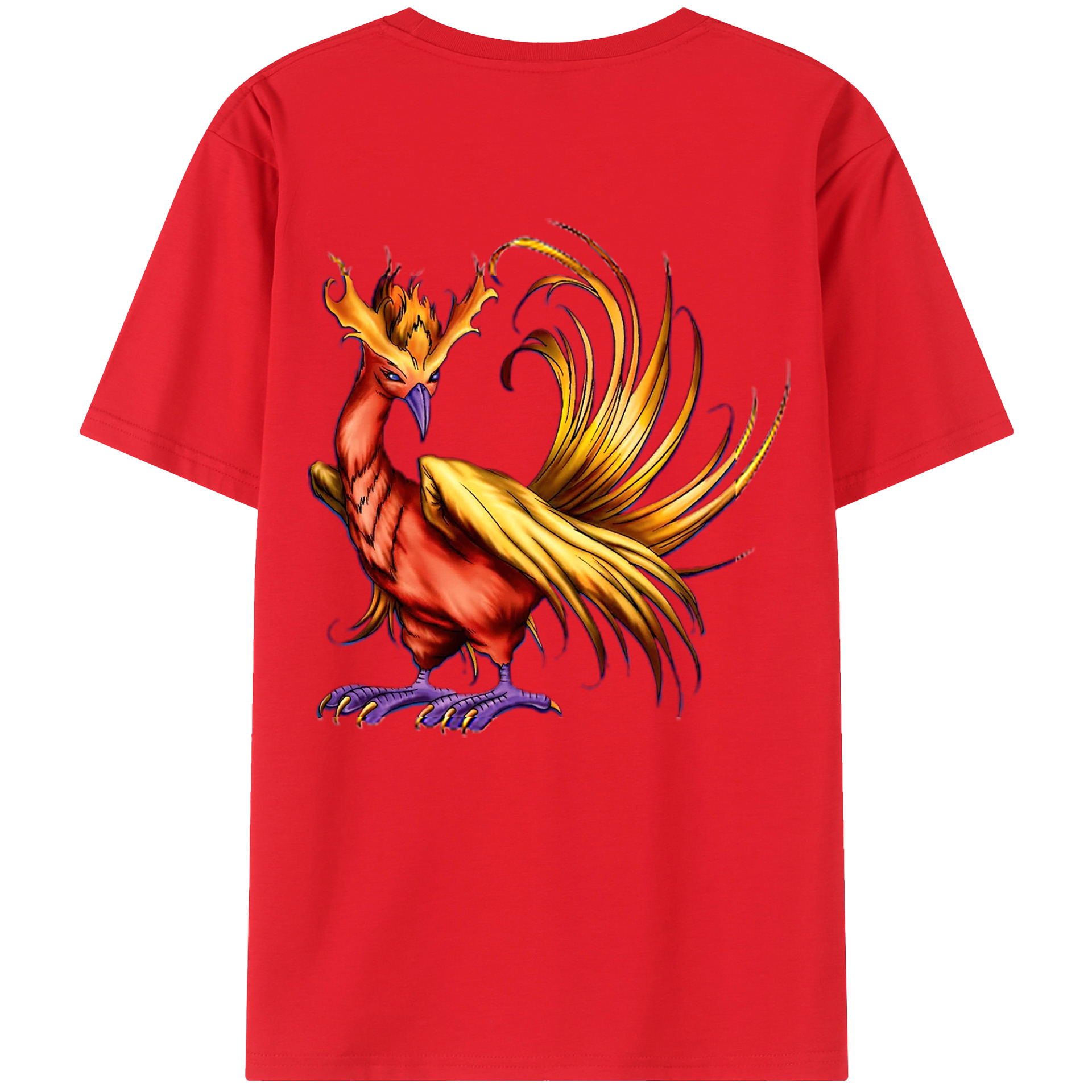 （画像用） 遊☆戯☆王 Yu-Gi-Oh! 綿100％ メンズ半袖Tシャツ（バックプリント） 通気性