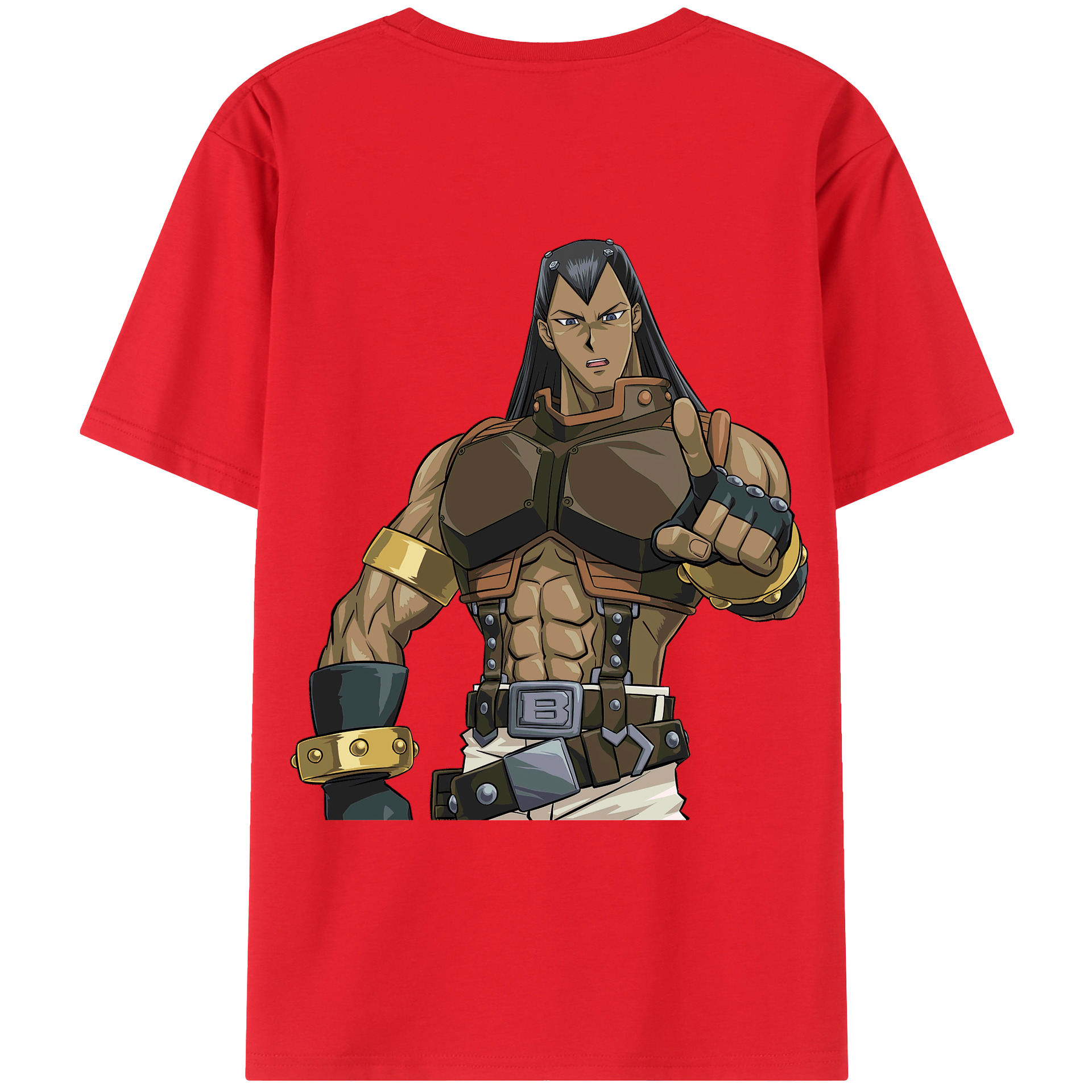 （画像用） 遊☆戯☆王 Yu-Gi-Oh! 綿100％ メンズ半袖Tシャツ（バックプリント） 通気性