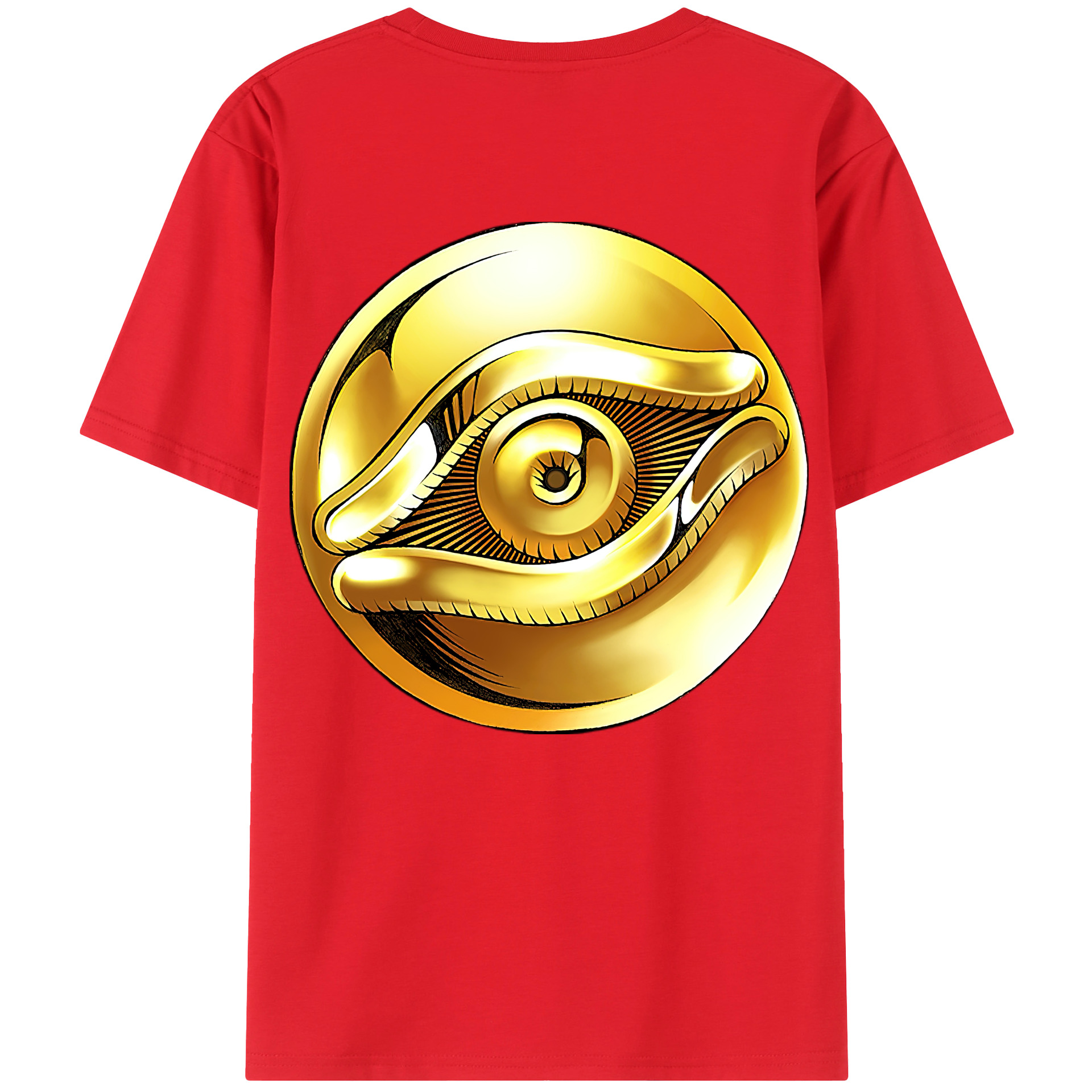 （画像用） 遊☆戯☆王 Yu-Gi-Oh! 綿100％ メンズ半袖Tシャツ（バックプリント） 通気性