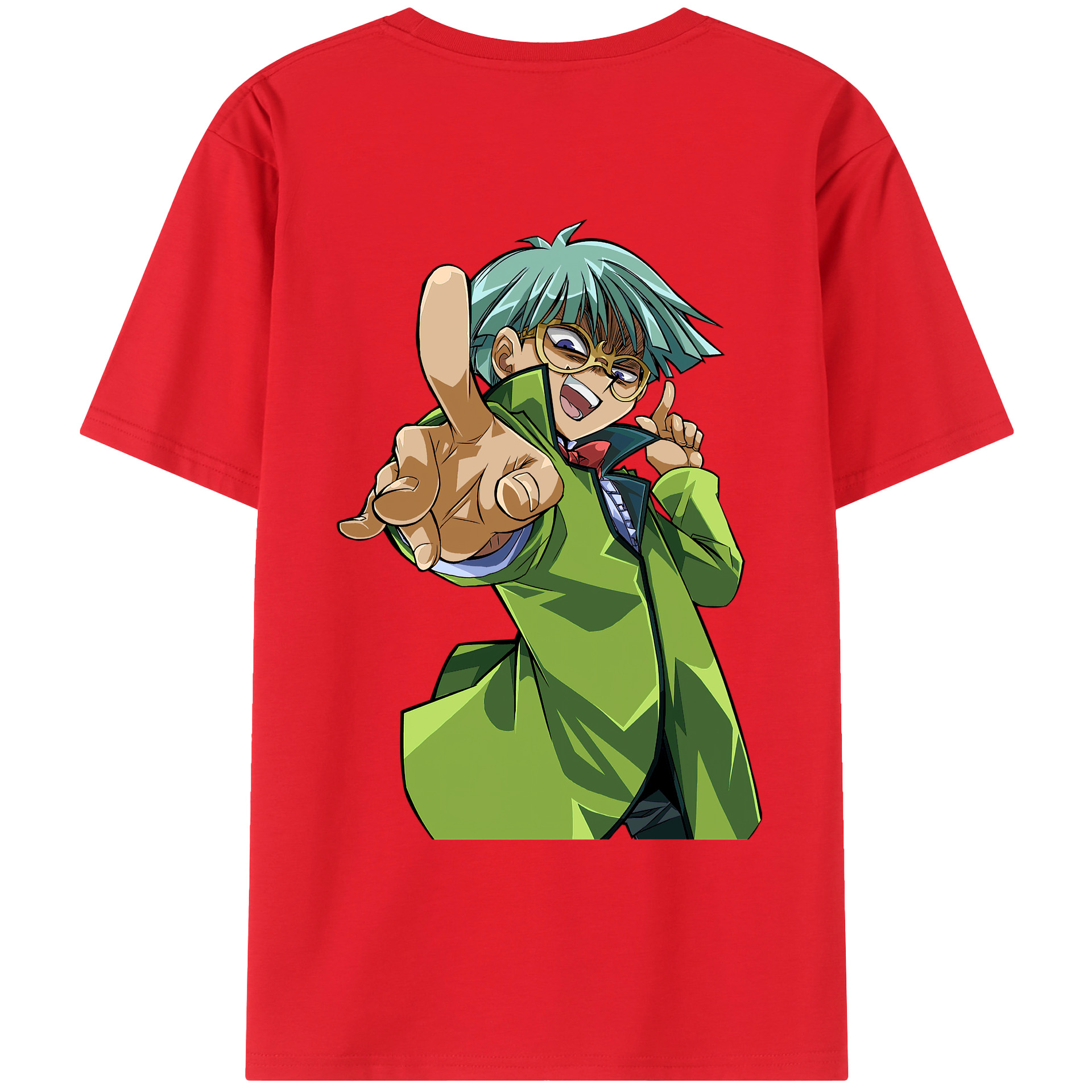 （画像用） 遊☆戯☆王 Yu-Gi-Oh! 綿100％ メンズ半袖Tシャツ（バックプリント） 通気性
