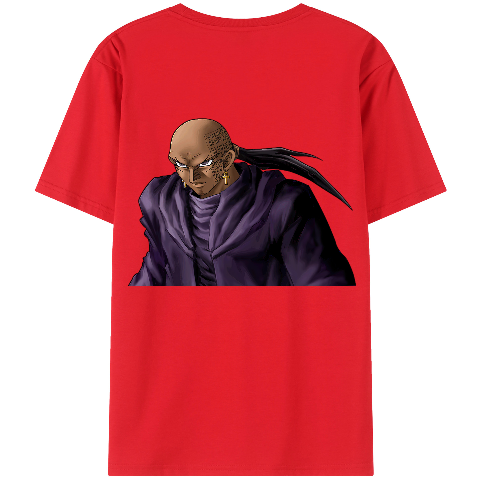 （画像用） 遊☆戯☆王 Yu-Gi-Oh! 綿100％ メンズ半袖Tシャツ（バックプリント） 通気性