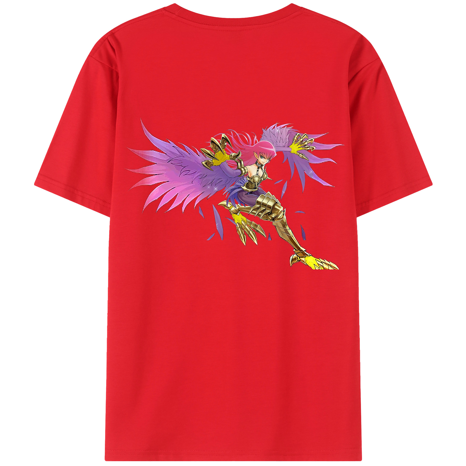 （画像用） 遊☆戯☆王 Yu-Gi-Oh! 綿100％ メンズ半袖Tシャツ（バックプリント） 通気性
