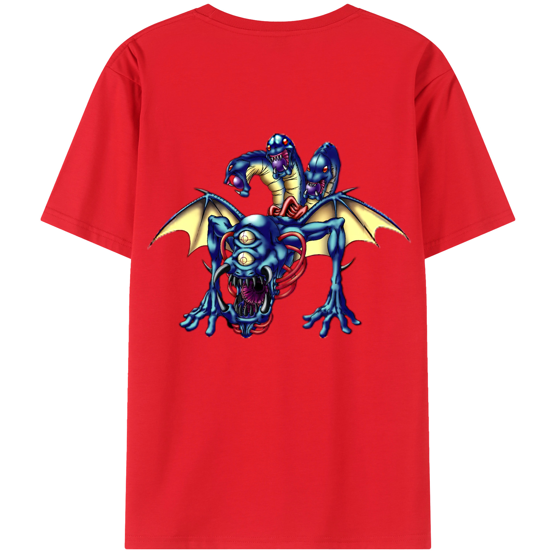 （画像用） 遊☆戯☆王 Yu-Gi-Oh! 綿100％ メンズ半袖Tシャツ（バックプリント） 通気性