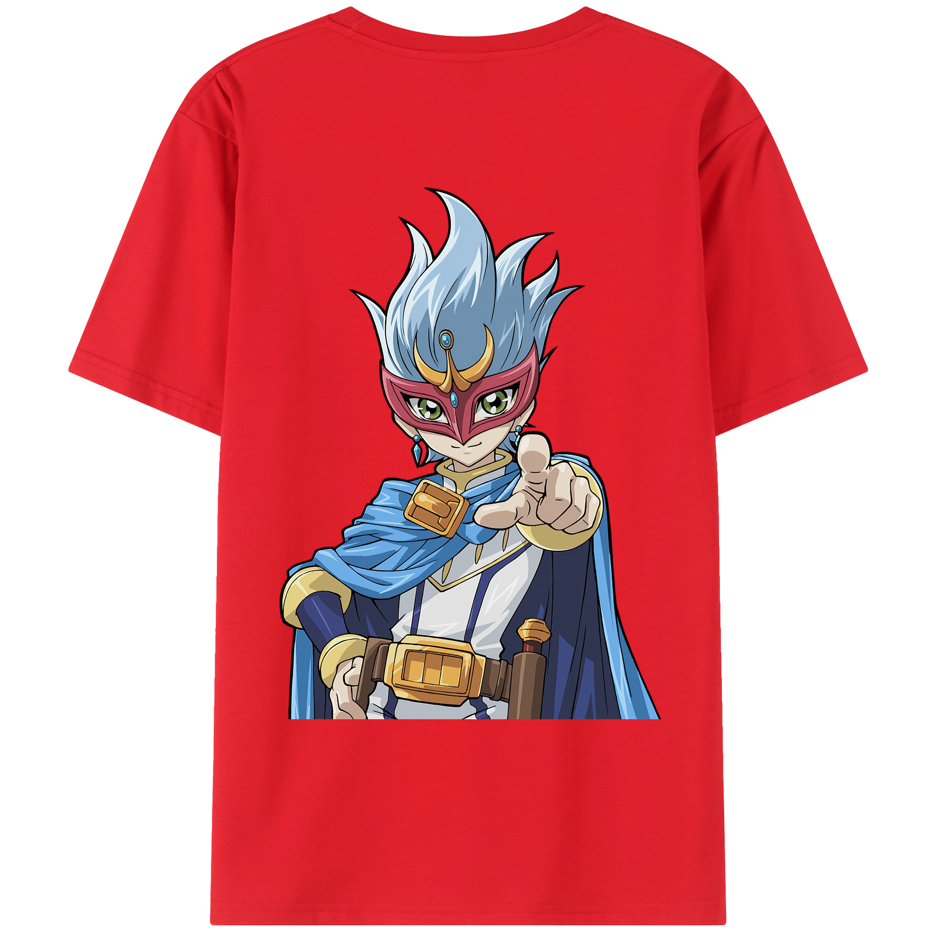 （画像用） 遊☆戯☆王 Yu-Gi-Oh! 綿100％ メンズ半袖Tシャツ（バックプリント） 通気性