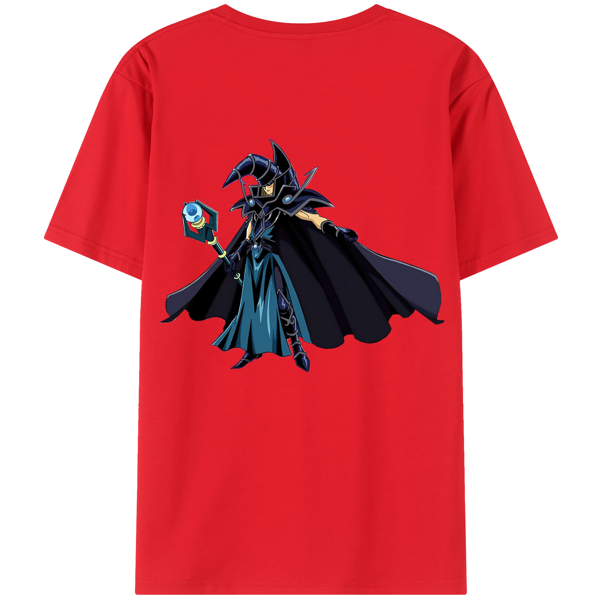（画像用） 遊☆戯☆王 Yu-Gi-Oh! 綿100％ メンズ半袖Tシャツ（バックプリント） 通気性