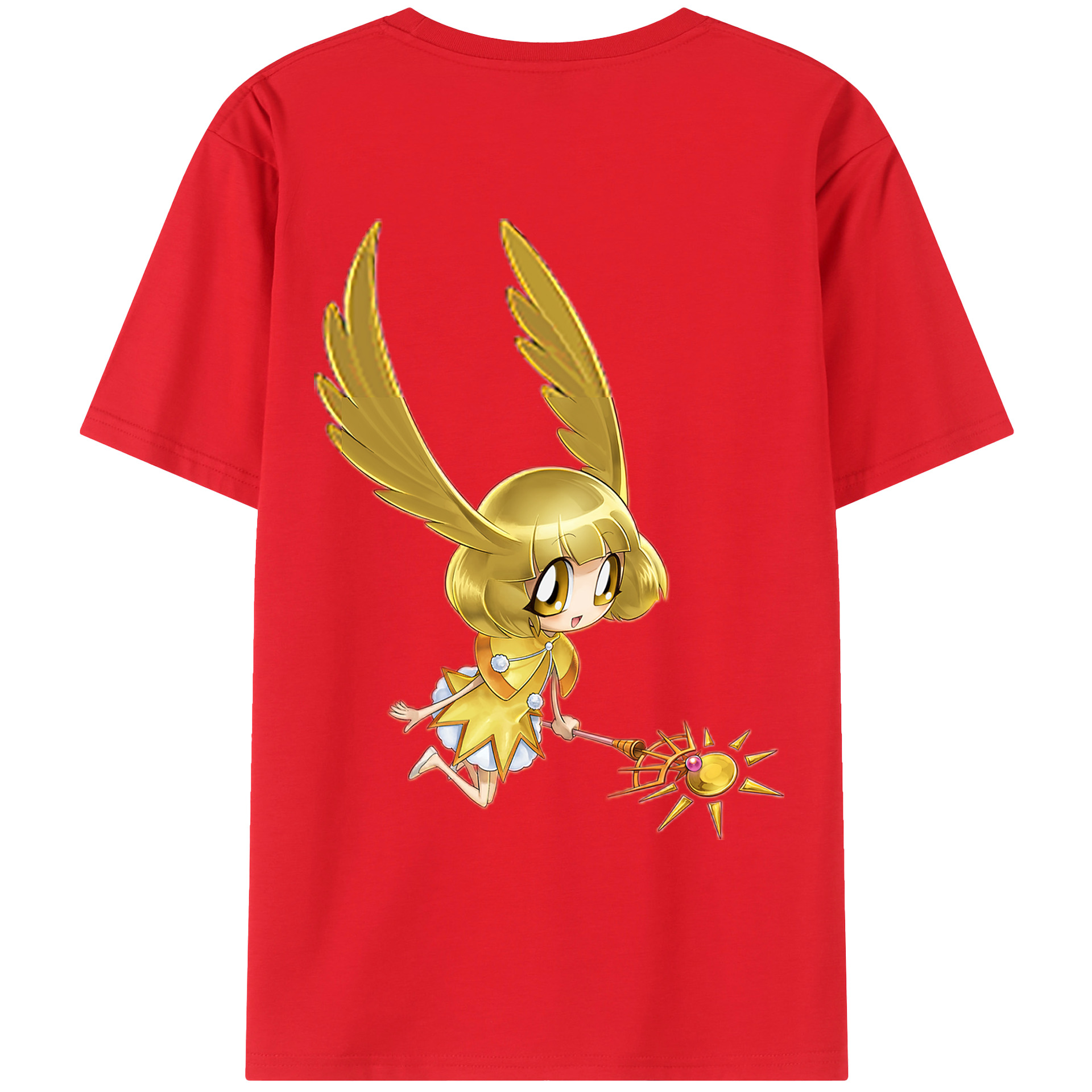 （画像用） 遊☆戯☆王 Yu-Gi-Oh! 綿100％ メンズ半袖Tシャツ（バックプリント） 通気性